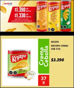 Central Mayorista ofertas  válido desde el 21.09.2025 | Página: 7 | Productos: Cebolla, Crema