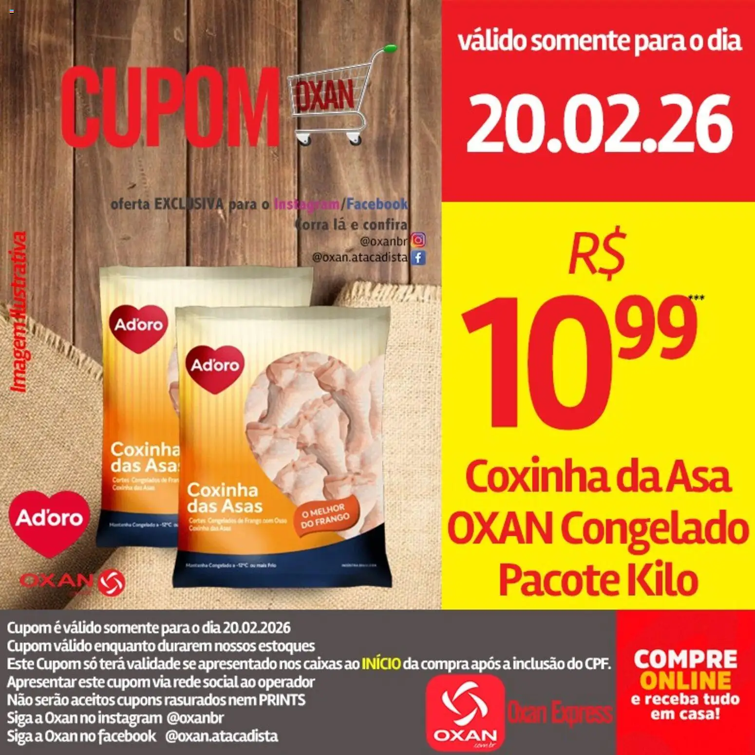 Oxan Atacadista Folheto - válido de 20.02.2026 | Página: 12 | Produtos: Frango