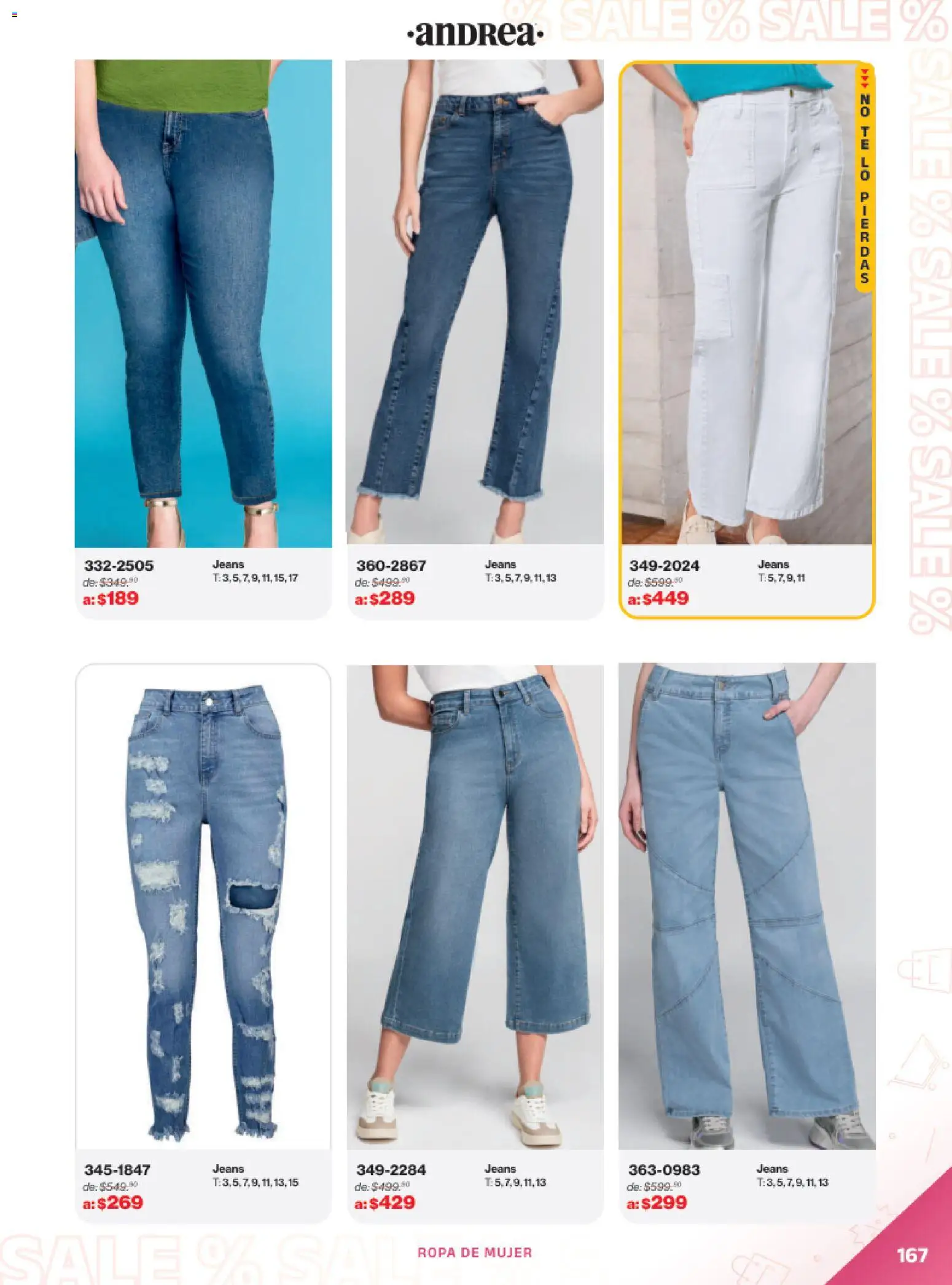 Nuevas ofertas de Andrea válidas en toda la República Mexicana desde el 21.12.2025. ¡Encuentra las mejores ofertas en Andrea catálogo Outlet! | Página: 167 | Productos: Ropa