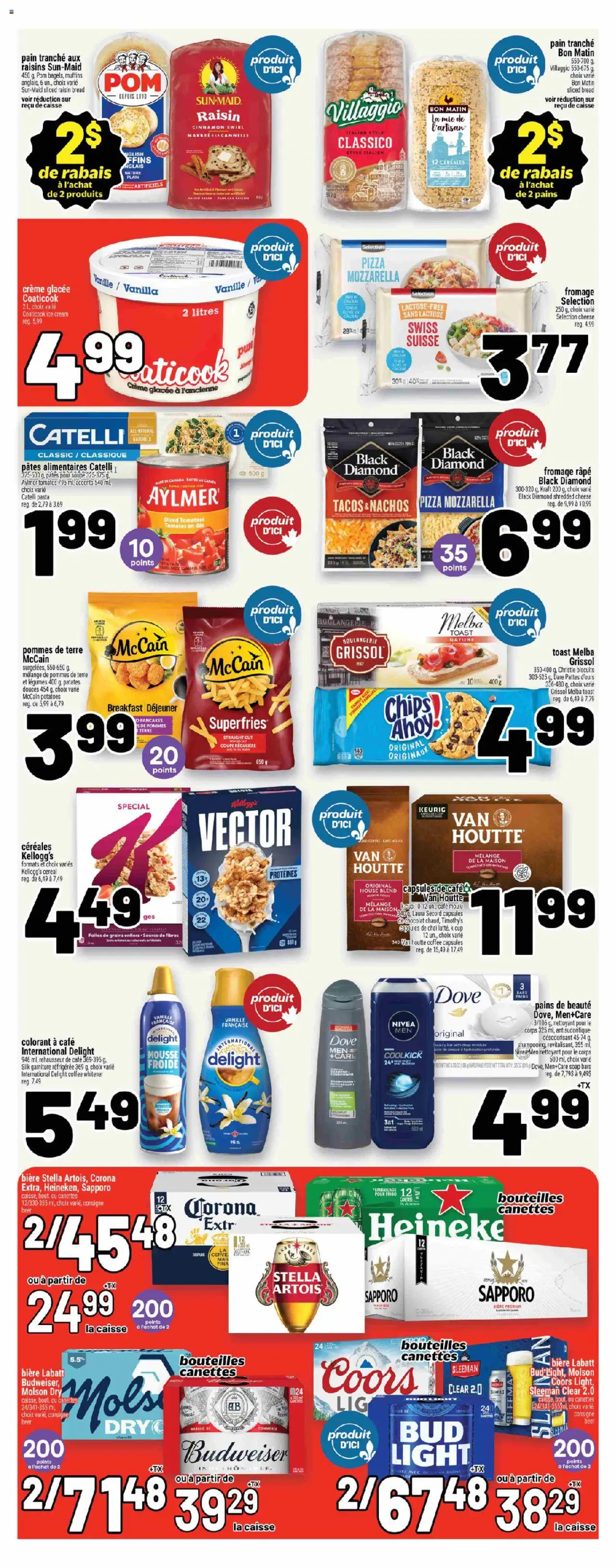 Metro flyer valid from 25.09.2025 | Page: 4 | Products: Chips, Ice cream, Coffee, Beer