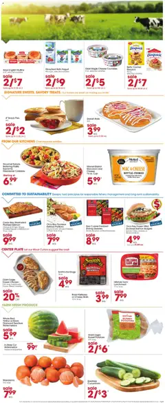 Giant Eagle Weekly Ad - valid from 24.07.2025 | Page: 6 | Products: Spinach, Cucumbers, Potatoes, Watermelon