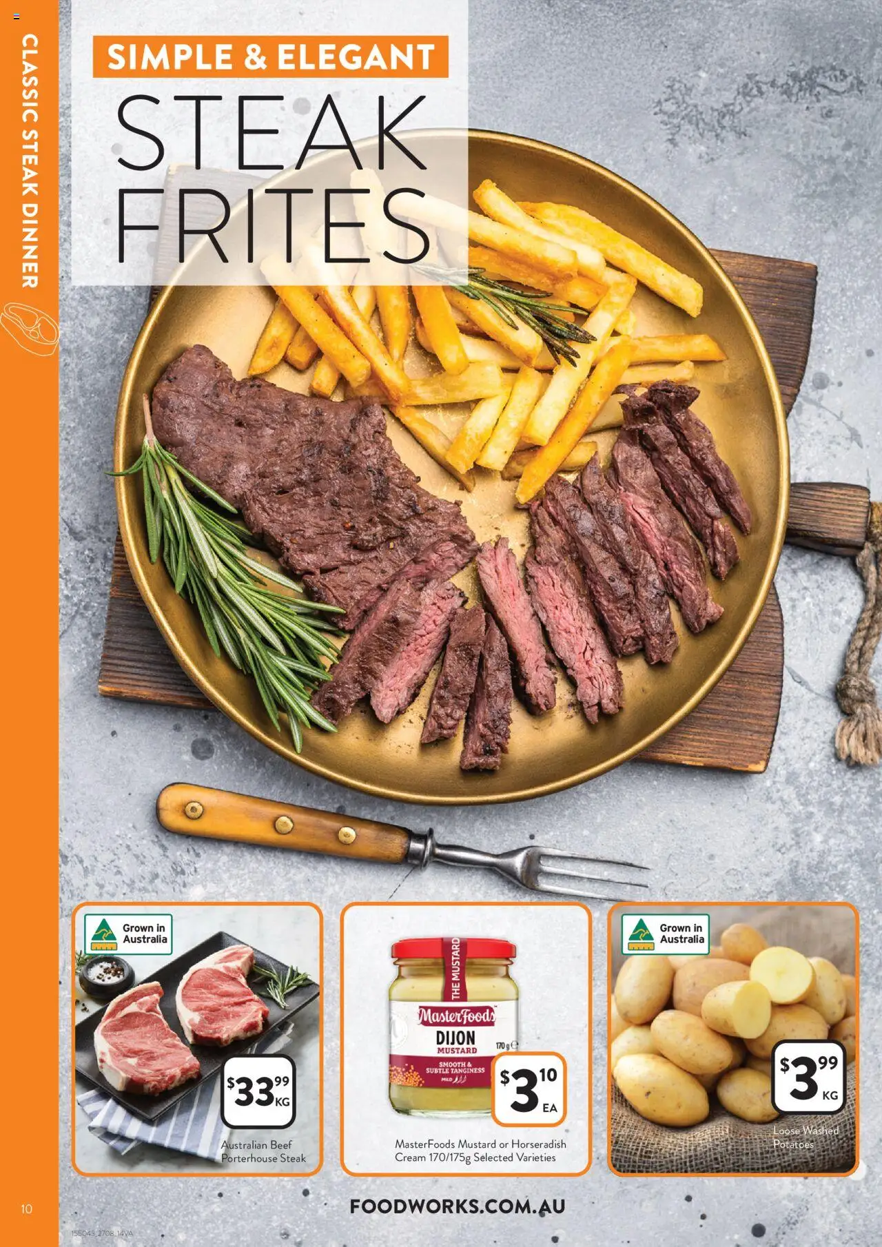 Foodworks catalogue - valid from 27.08.2025 | Page: 10 | Products: Beef, Cream, Potatoes, Steak