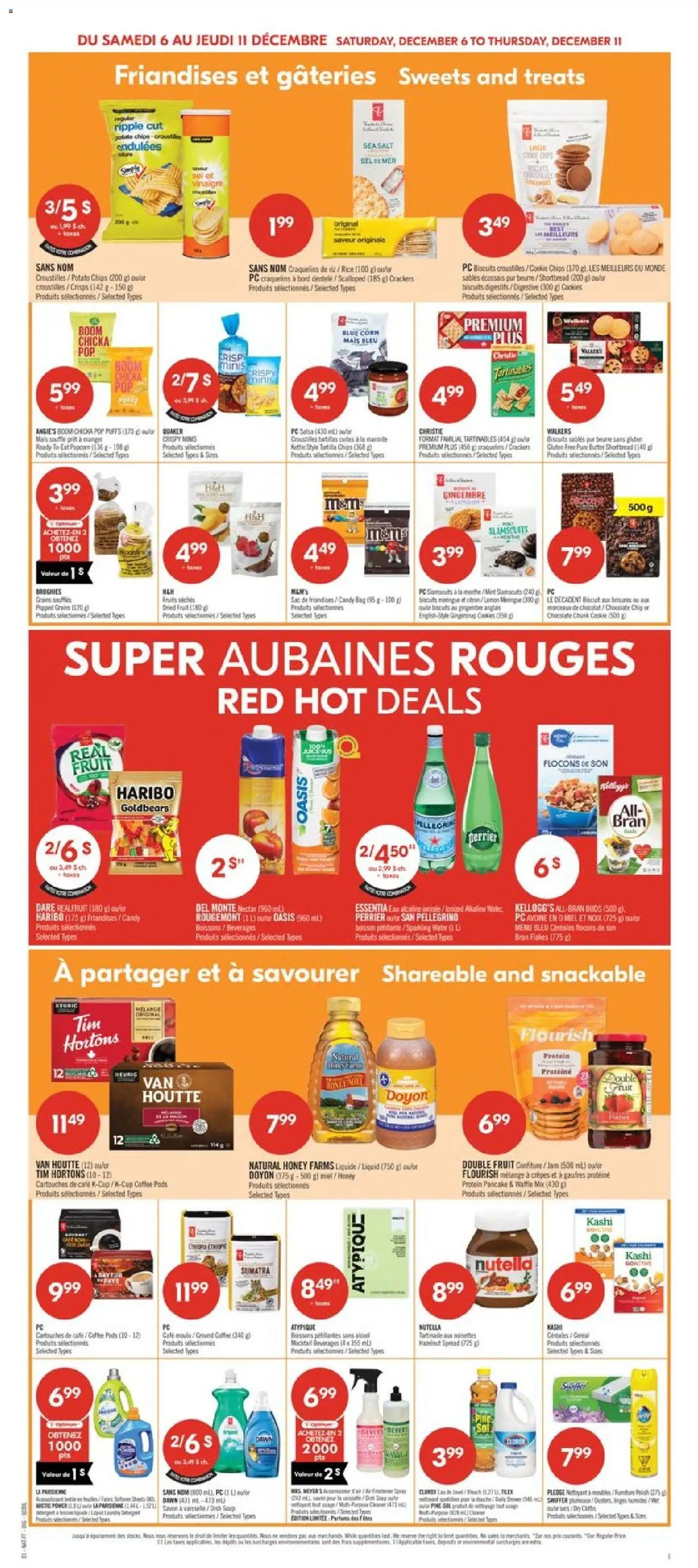 Pharmaprix flyer valid from 06.12.2025 | Page: 8 | Products: Rice, PC, Coffee, Juice