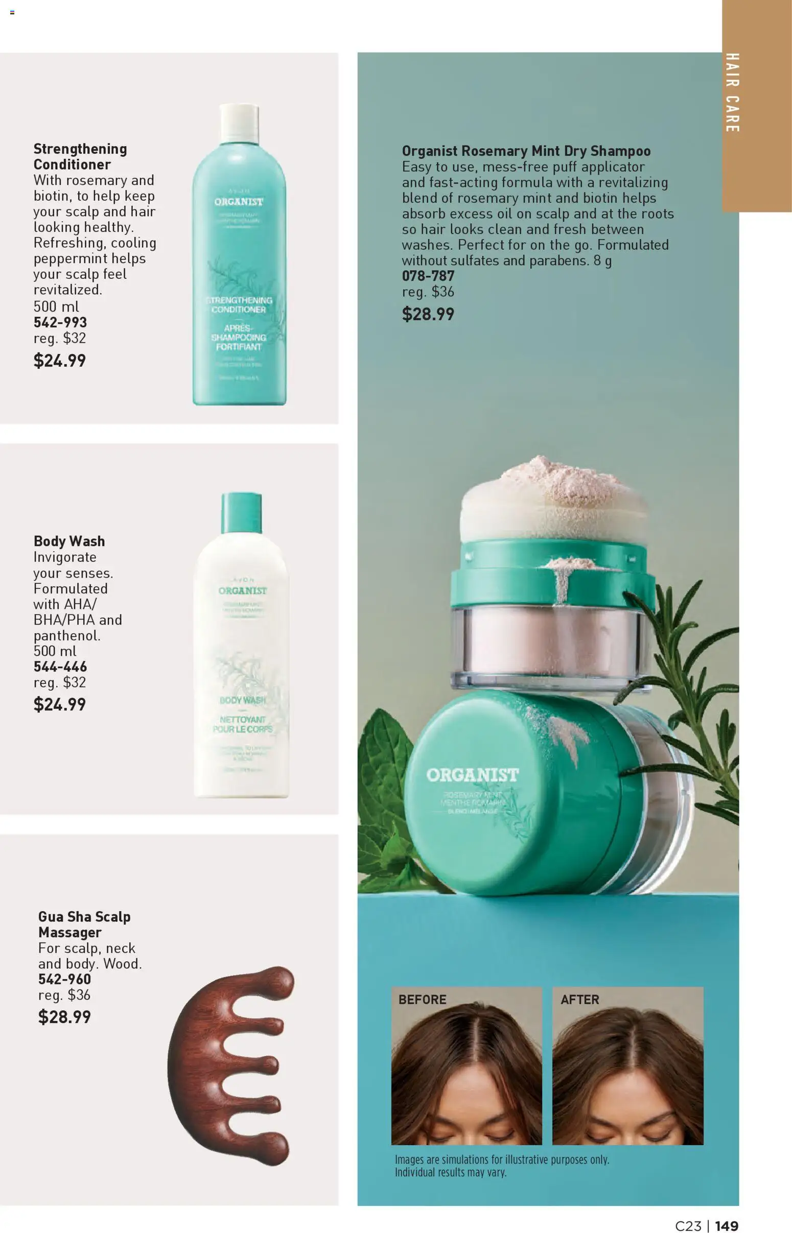 Avon flyer valid from 06.11.2025 | Page: 149 | Products: Shampoo, Conditioner, Body wash, Oil