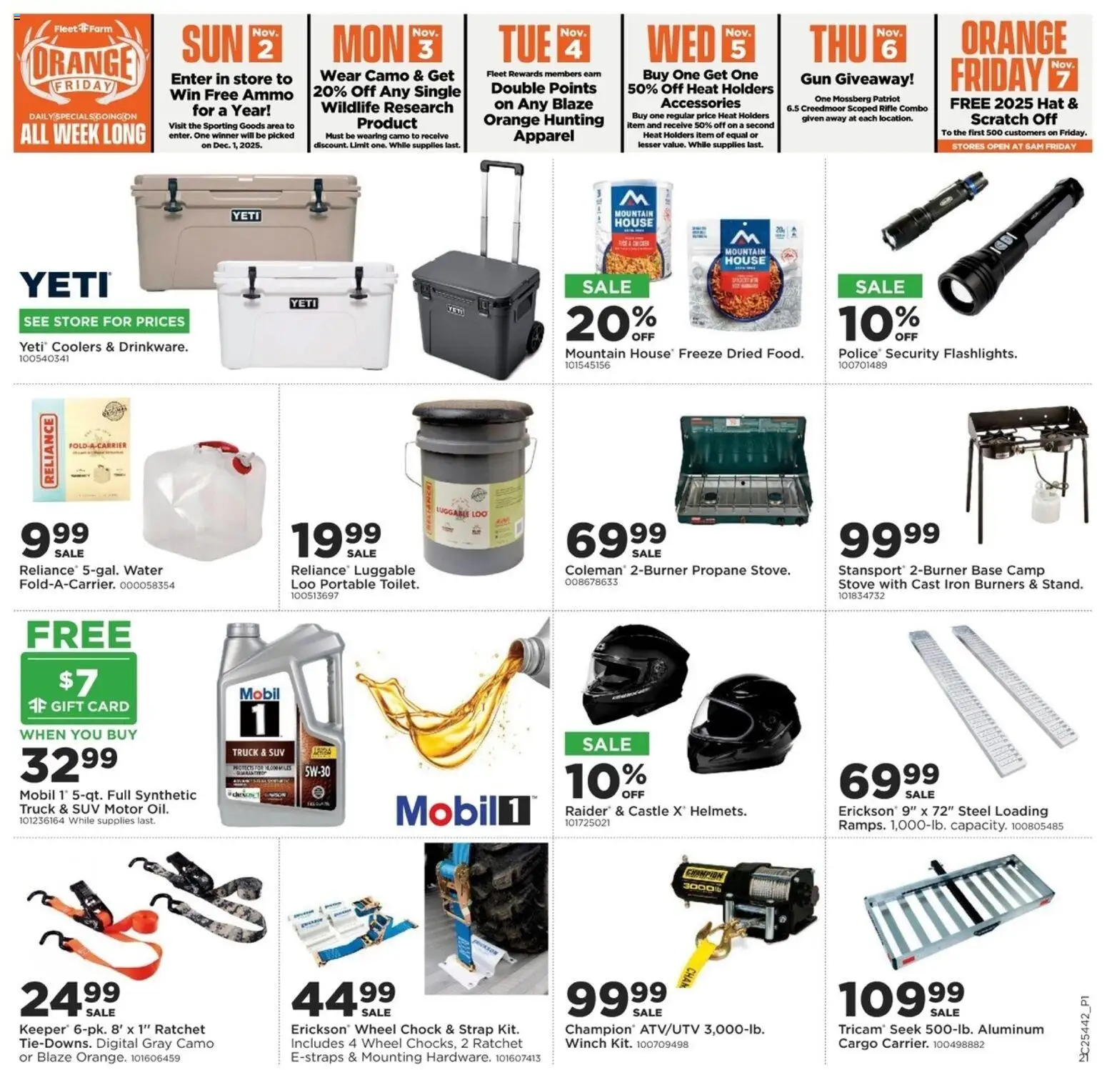 Mills Fleet Farm Hunt Week MN/ND - valid from 30.10.2025 | Page: 21 | Products: Hat, Ammo, Rifle, Iron