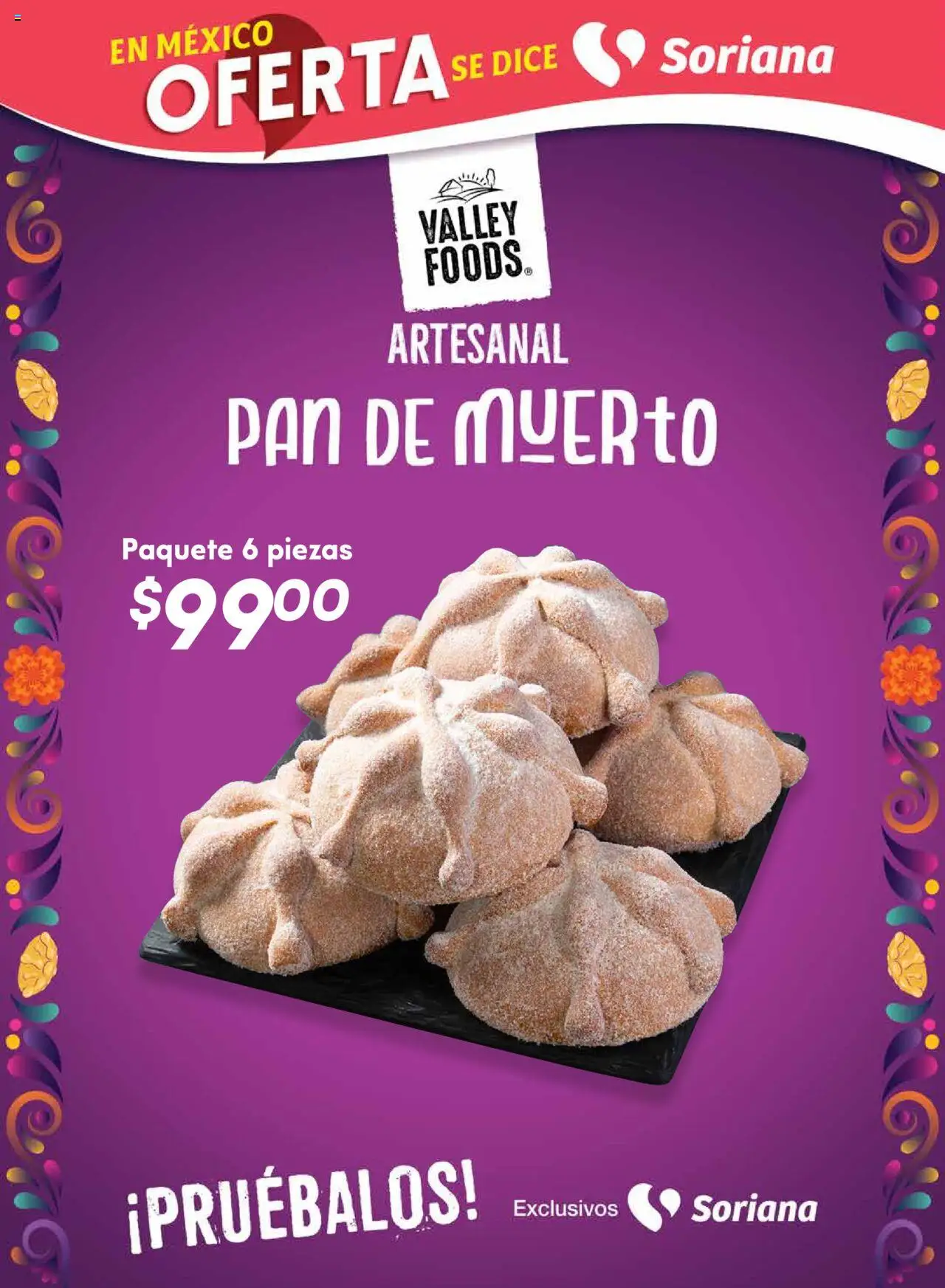 Nuevas ofertas de Soriana válidas en toda la República Mexicana desde el 25.09.2025. ¡Encuentra las mejores ofertas en Soriana - Folleto! | Página: 5 | Productos: Pan