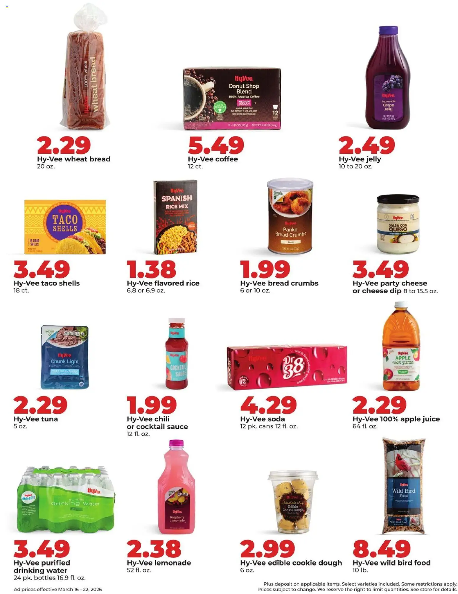 HyVee Weekly Ad - valid from 16.03.2026 | Page: 23 | Products: Bread, Chocolate, Sauce, Chocolate Chip