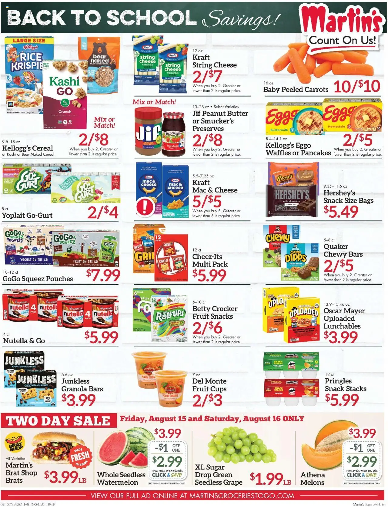 Martin’s - Next Ad - IN - valid from 10.08.2025 | Page: 4 | Products: Butter, Cheese, Chocolate, Peach