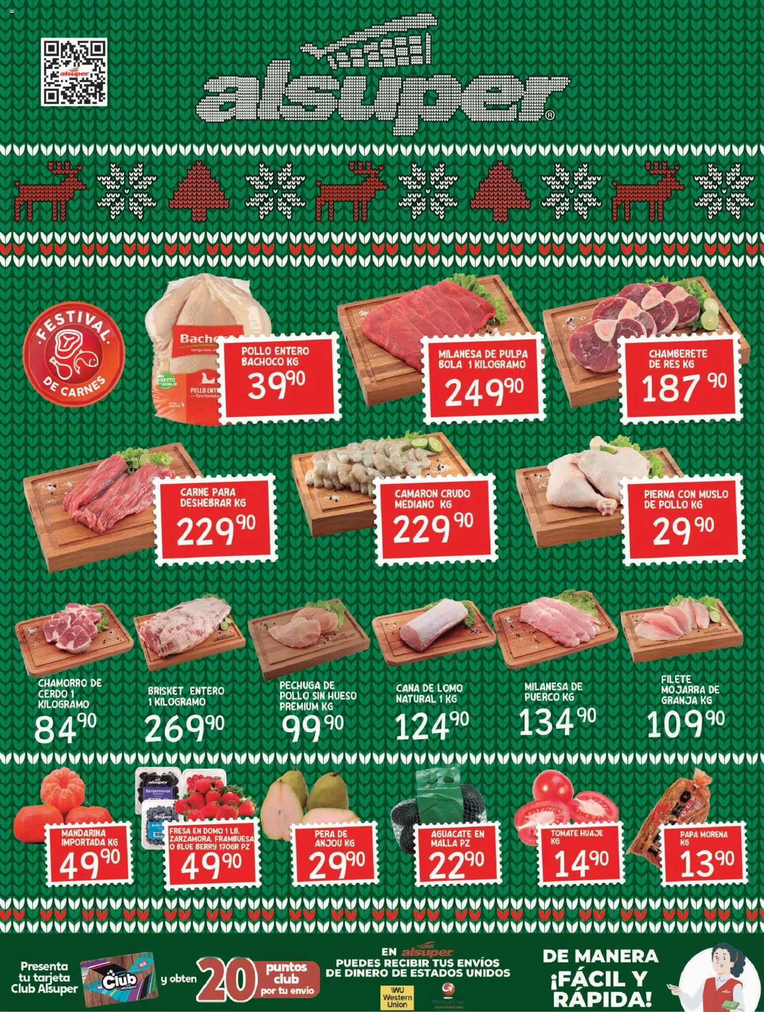 Nuevas ofertas de Alsuper válidas en toda la República Mexicana desde el 16.12.2025. ¡Encuentra las mejores ofertas en Alsuper folleto Saltillo! | Página: 8 | Productos: Milanesa, Papa, Pera, Aguacate