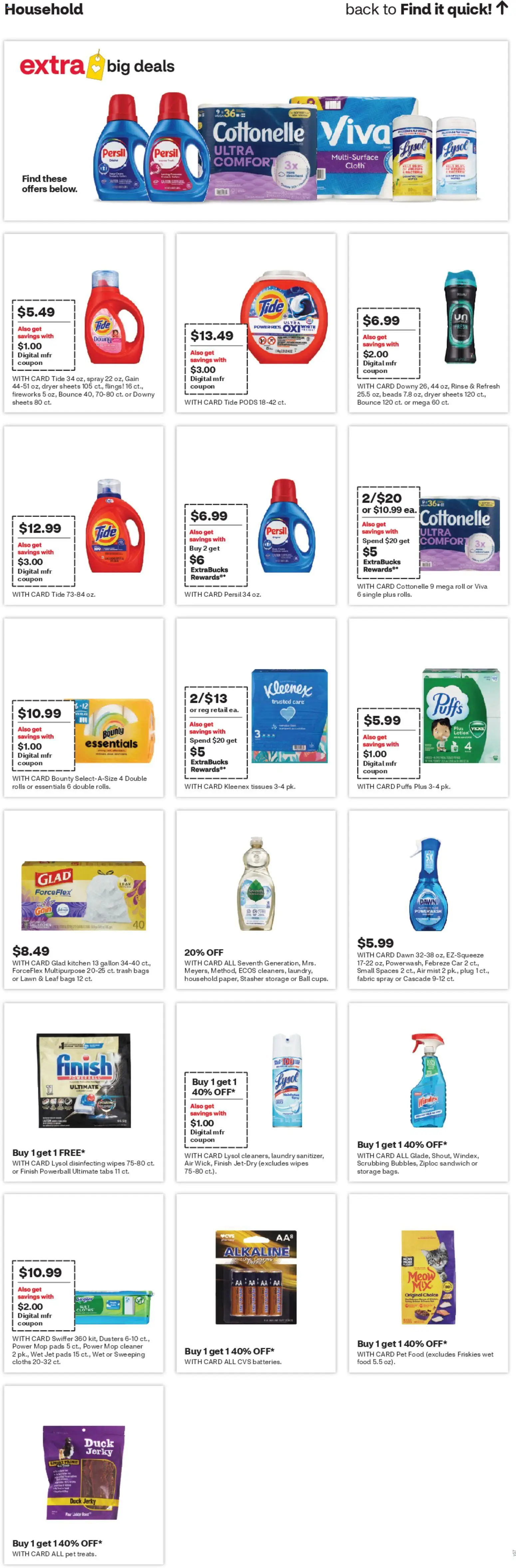 CVS Pharmacy Weekly Ad - WA - valid from 09.11.2025 | Page: 18 | Products: Pads, Dryer