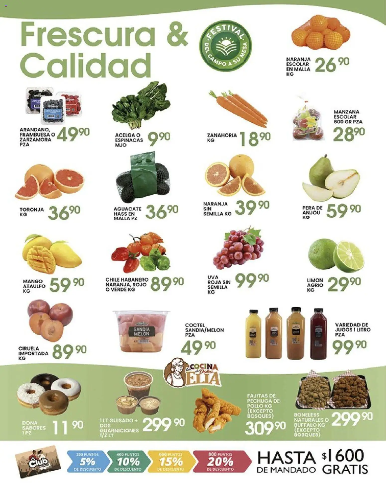 Nuevas ofertas de Alsuper válidas en toda la República Mexicana desde el 28.04.2026. ¡Encuentra las mejores ofertas en Alsuper folleto Chihuahua-Ciudad! | Página: 2 | Productos: Acelga, Toronja, Aguacate, Uva