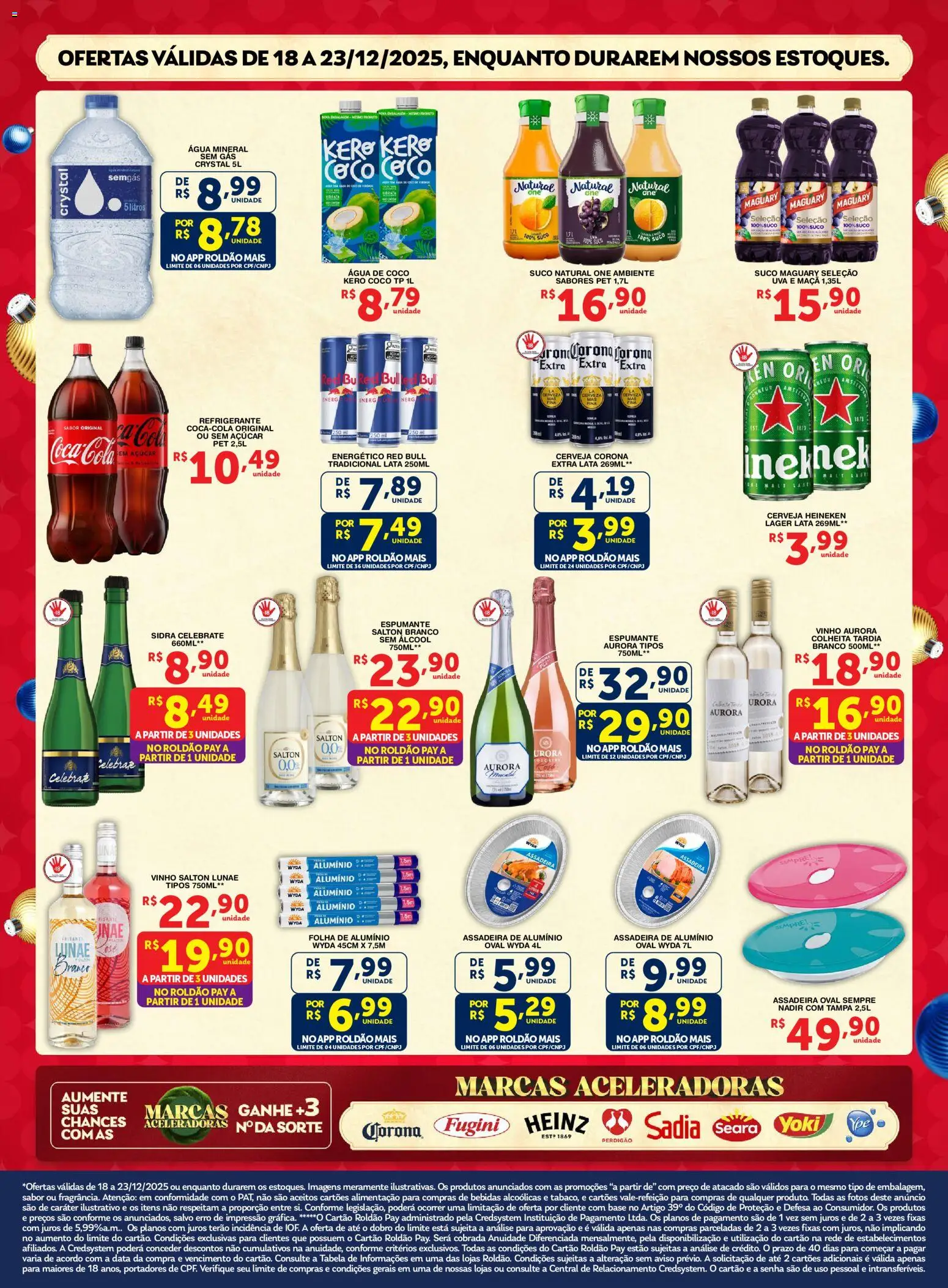 Roldão Folheto - válido de 18.12.2025 | Página: 2 | Produtos: Espumante, Vinho, Base, Refrigerante