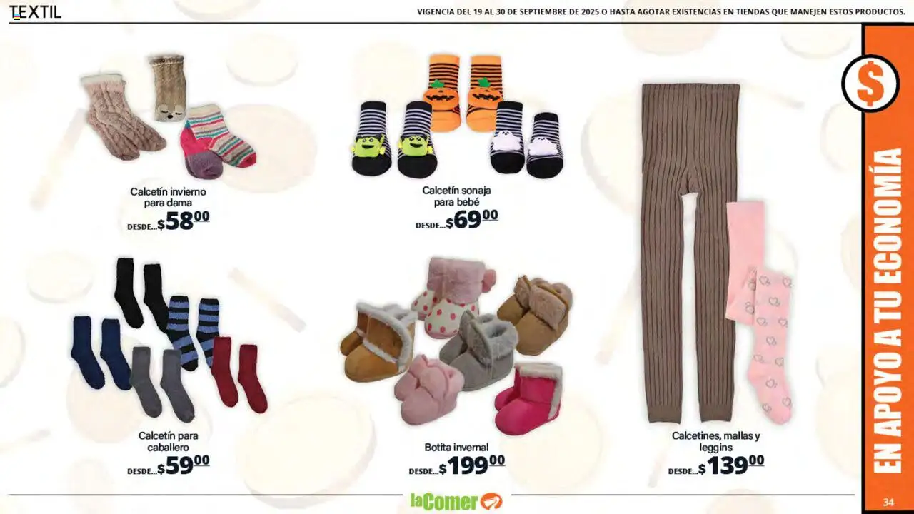 Nuevas ofertas de La Comer válidas en toda la República Mexicana desde el 19.09.2025. ¡Encuentra las mejores ofertas en La Comer - Folleto! | Página: 34 | Productos: Mallas