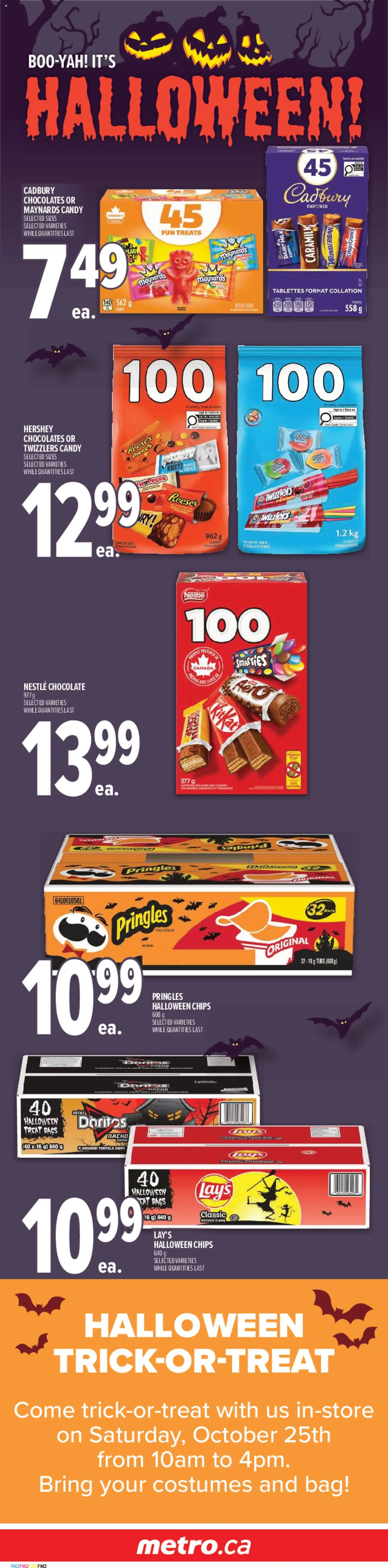 Metro flyer valid from 23.10.2025 | Page: 3 | Products: Chips, Bag, Milk, Chocolate