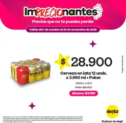 Éxito - Catálogo -  Vista previa de la revista de la tienda Éxito valido desde el 01.10.2025 | Página: 6