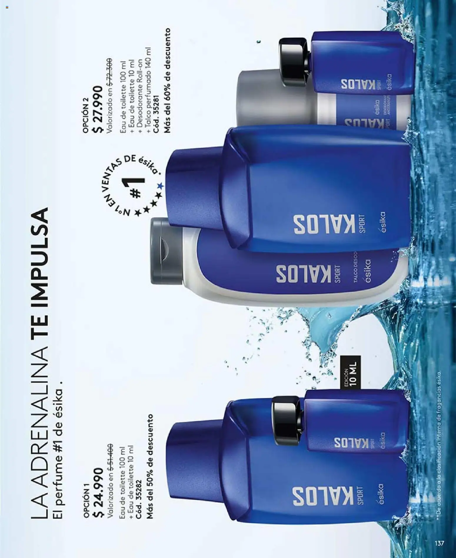 Catálogo Ésika Campaña 5 │ válido desde el 01.03.2026 | Página: 137 | Productos: Perfume, Eau de toilette, Desodorante, Té