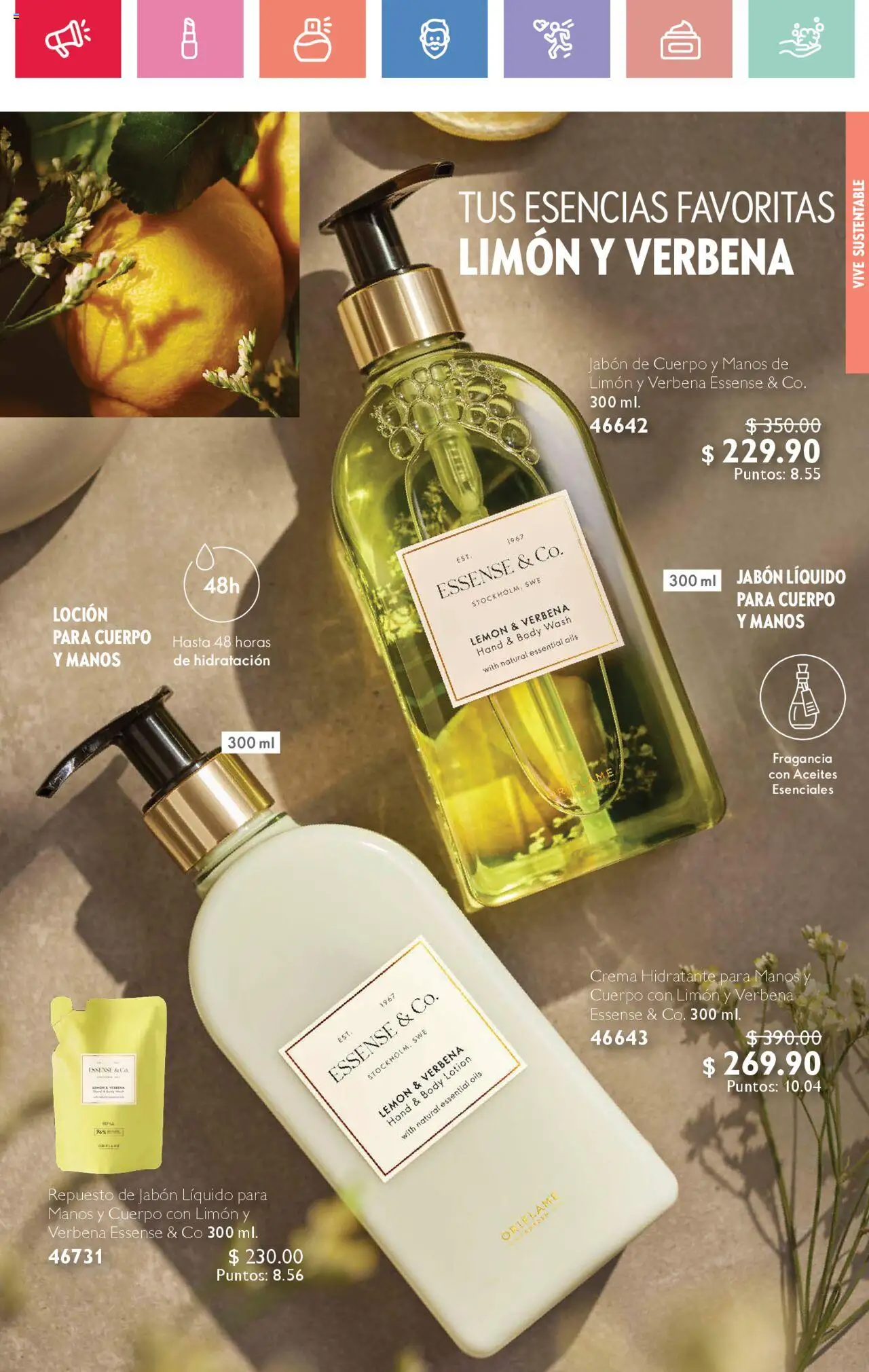 Nuevas ofertas de Oriflame válidas en toda la República Mexicana desde el 02.08.2025. ¡Encuentra las mejores ofertas en Oriflame - Campaña 11 2025! | Página: 65 | Productos: Crema, Limón, Fragancia, Jabón