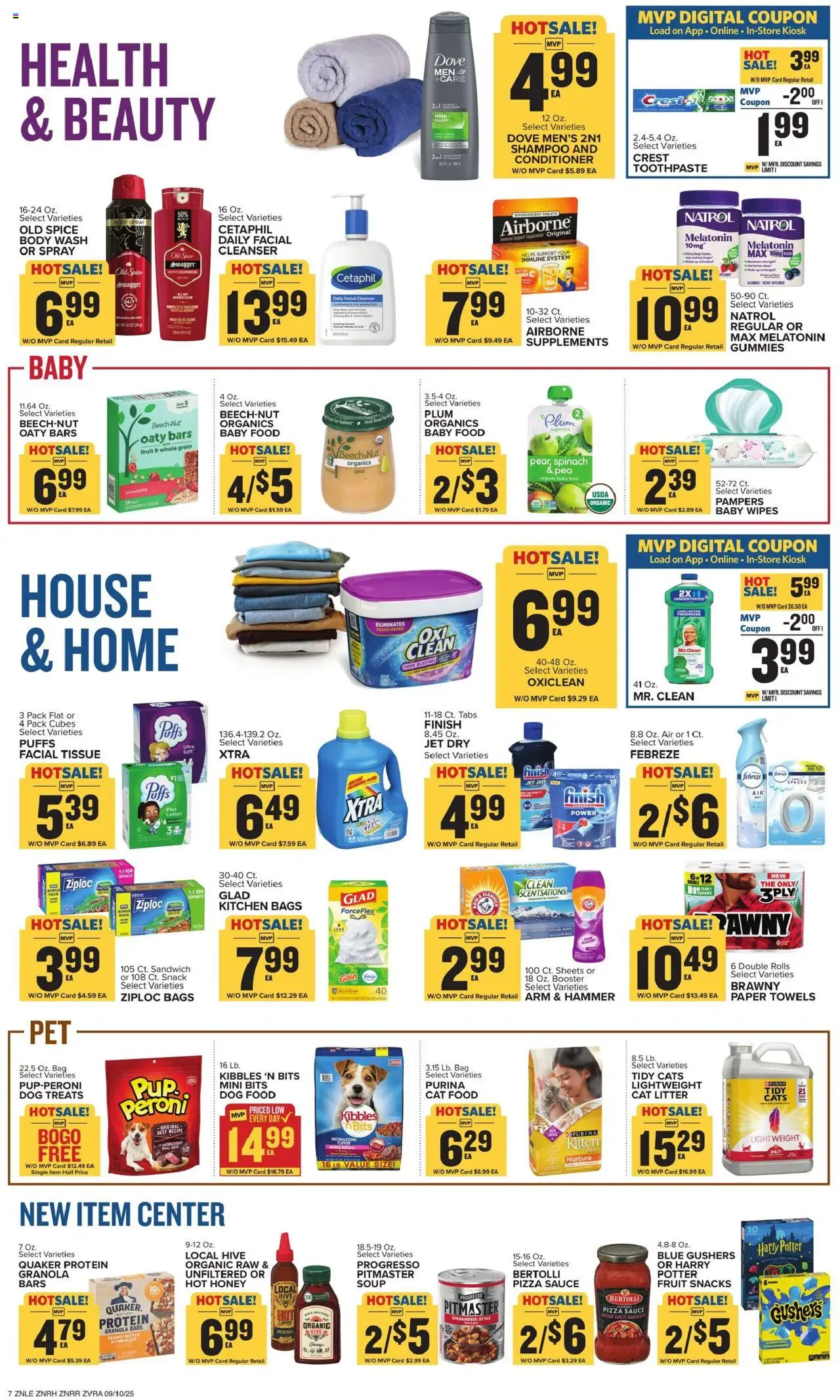 Food Lion Weekly Ad - valid from 10.09.2025 | Page: 12 | Products: Spinach, Dog Food, Pizza, Toothpaste
