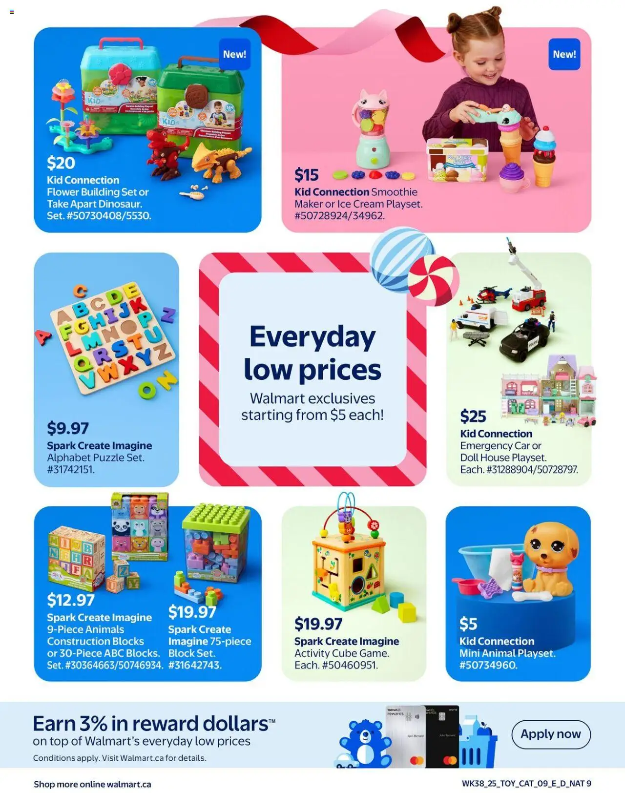 Walmart flyer valid from 16.10.2025 | Page: 9 | Products: Cream, Ice cream