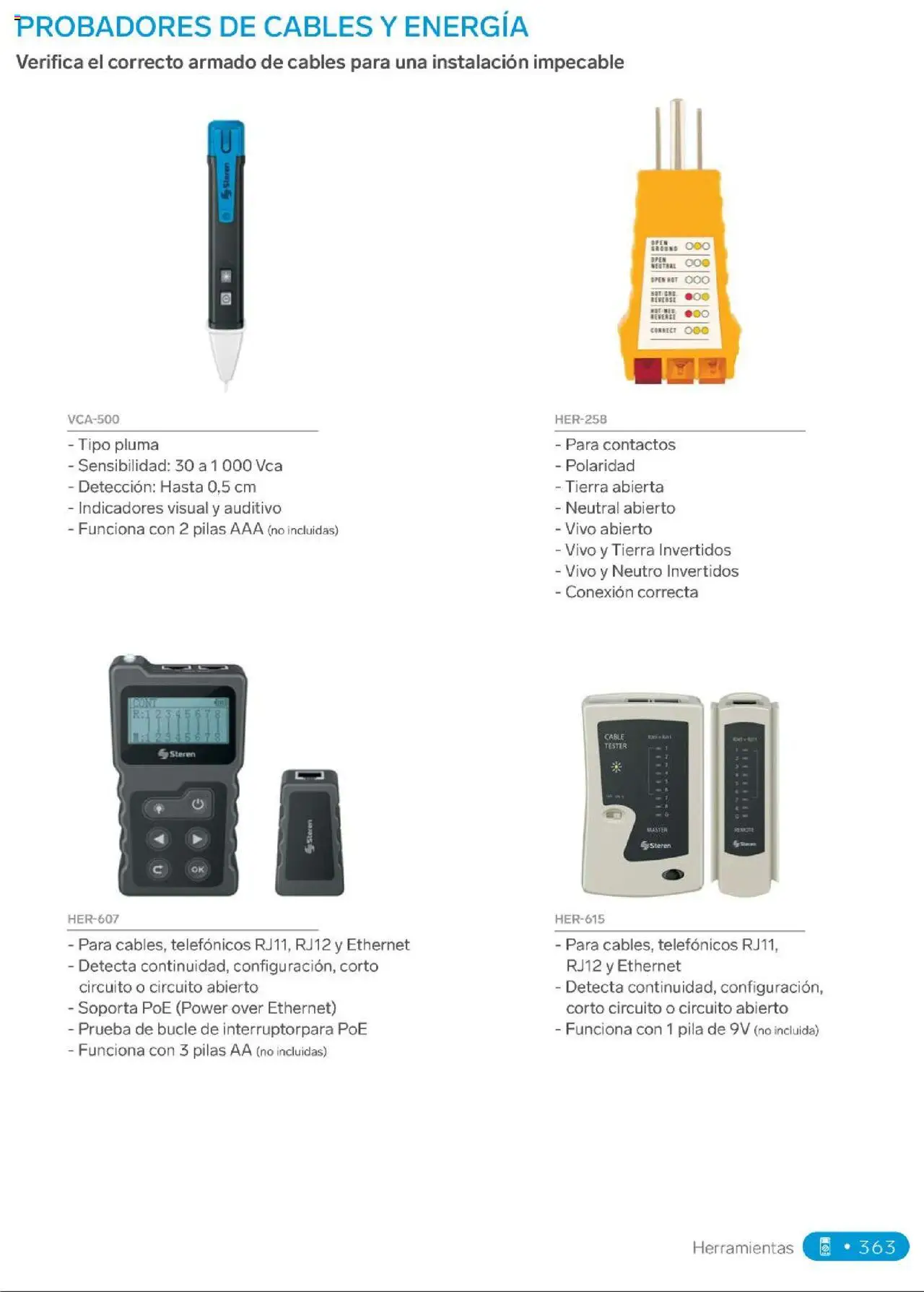 Nuevas ofertas de Steren válidas en toda la República Mexicana desde el 01.01.2025. ¡Encuentra las mejores ofertas en Steren catálogo! | Página: 381 | Productos: Cable, Pila, Pilas