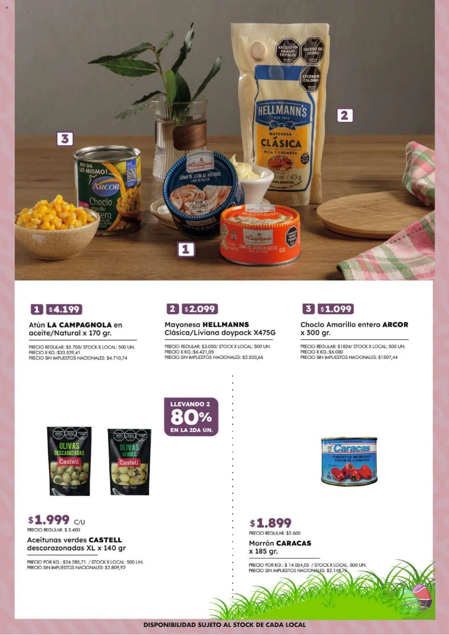 Disco - FOLLETO ESPECIAL PASCUAS DISCO  │ válido desde el 27.03.2026 | Página: 15 | Productos: Aceite, Mayonesa, Aceitunas, Atún