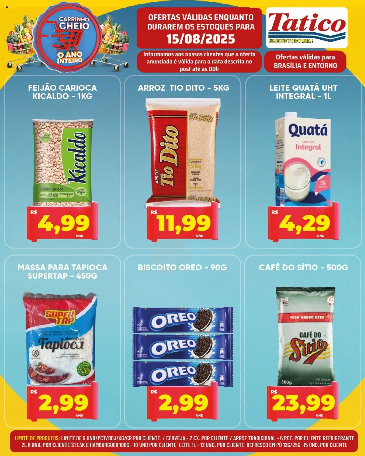 Tatico Folheto - válido de 15.08.2025 | Página: 2 | Produtos: Refresco, Carrinho, Arroz, Refrigerante