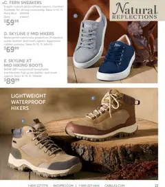Preview of Cabela's weekly ads valid from 01.10.2025 | Page: 23 | Products: Hiking Boots, Sneakers, Boots