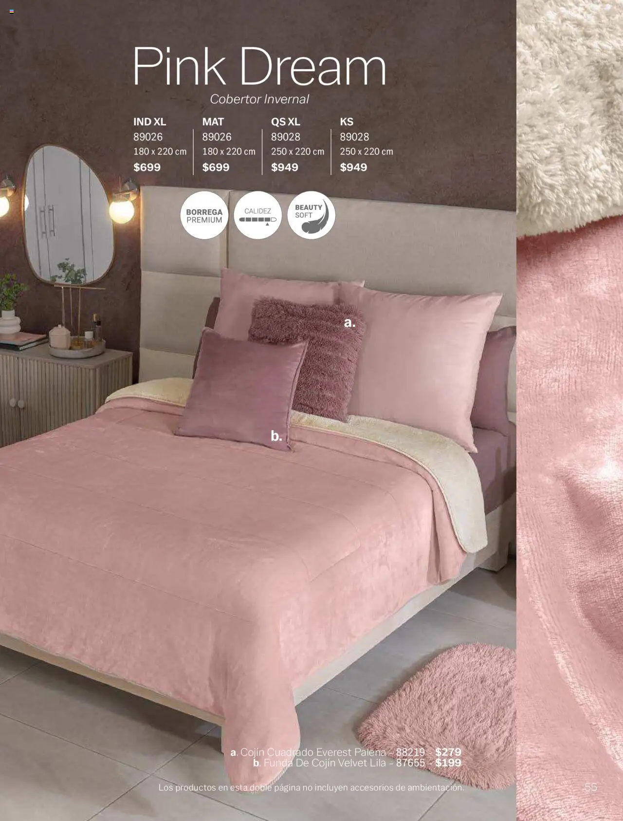 Nuevas ofertas de Vianney válidas en toda la República Mexicana desde el 15.08.2025. ¡Encuentra las mejores ofertas en Vianney - Catálogo Invierno! | Página: 57 | Productos: Cobertor, Funda