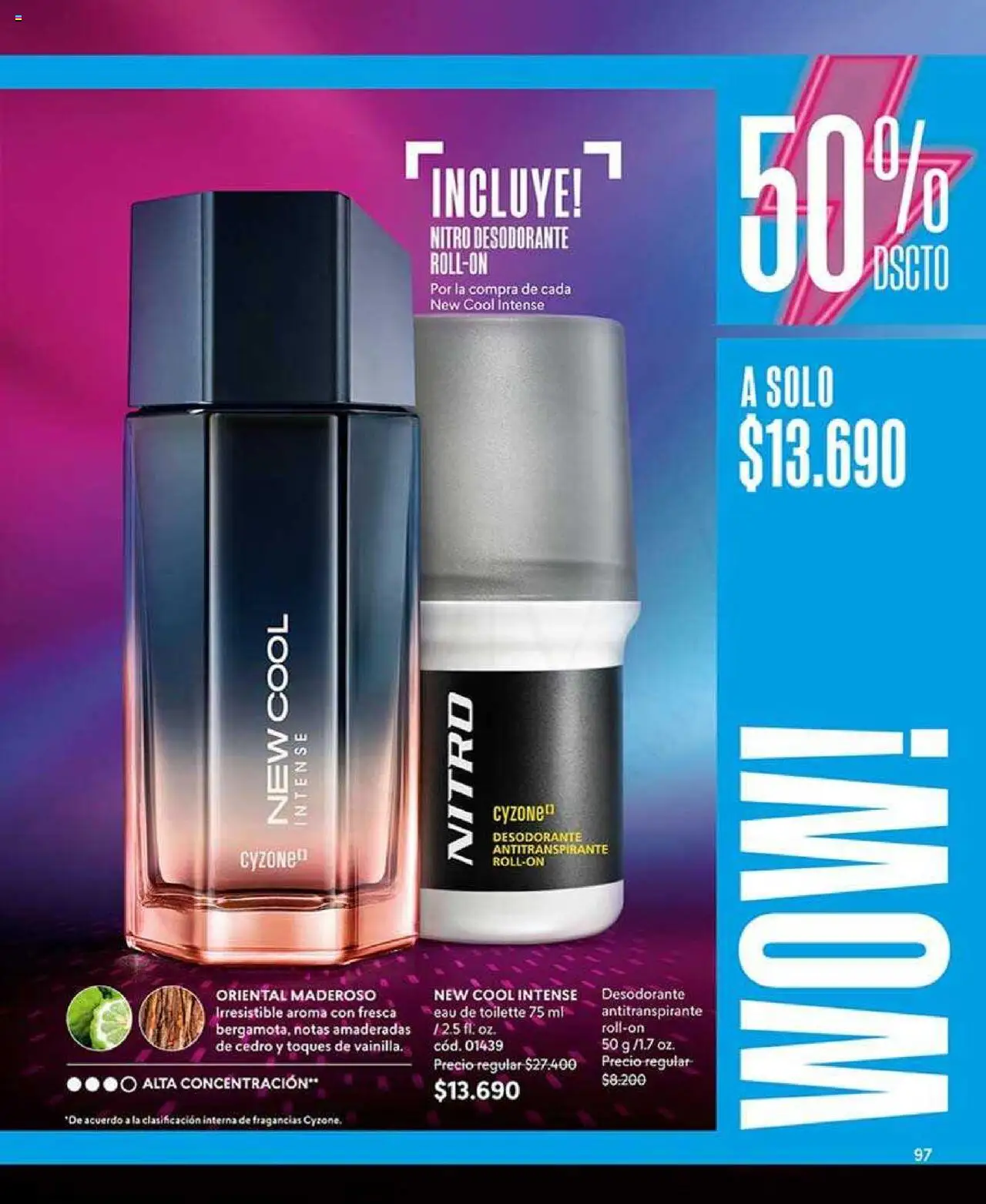 Catálogo CyZone Campaña 10 │ válido desde el 02.06.2025 | Página: 105 | Productos: Eau de toilette, Desodorante, Antitranspirante