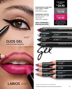 Vista previa de folleto Ésika - Campaña 6 de la Ésika válido desde 14.03.2026 | Página: 51 | Productos: Delineador, Vino, Sacapuntas