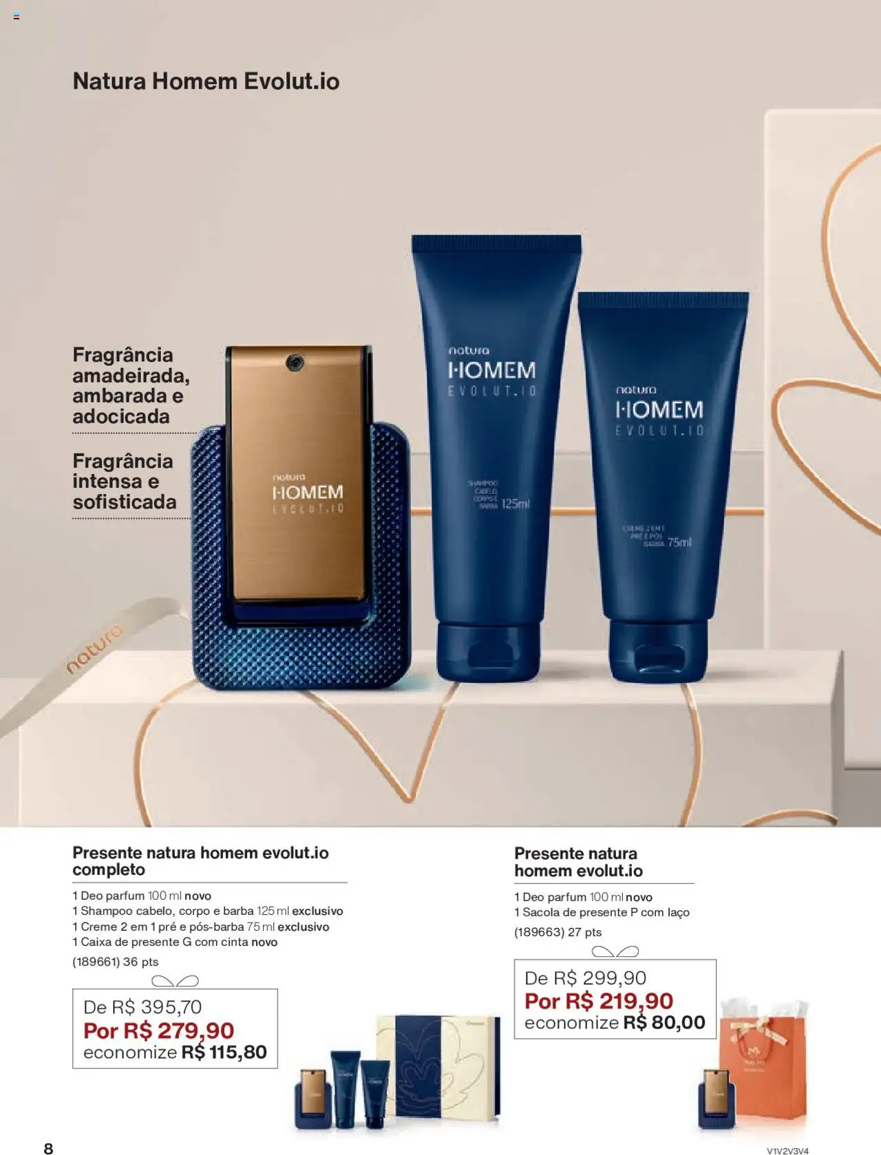 Natura Folheto - válido de 15.06.2025 | Página: 8 | Produtos: Shampoo, Fragrância, Caixa, Creme