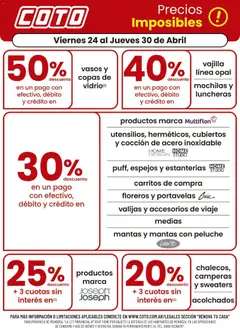 Vista previa Coto - Renova válido desde el 24.04.2026