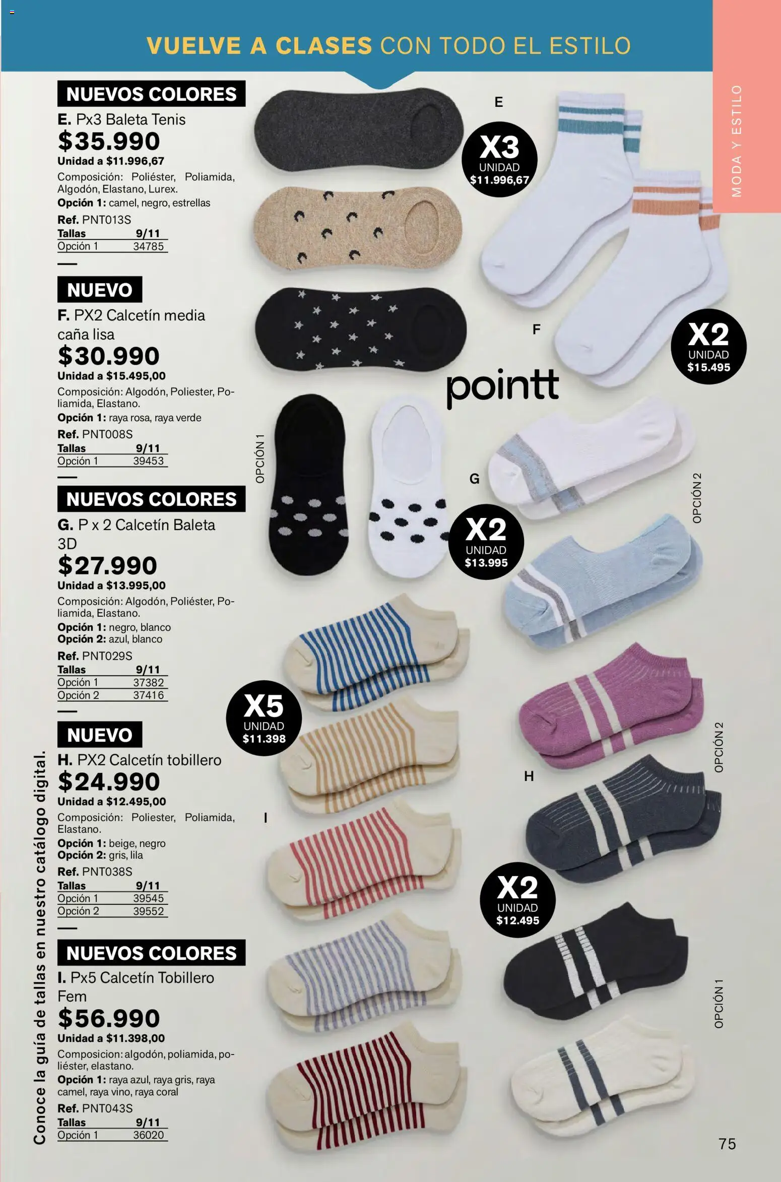 Leonisa revista - valida desde el 02.01.2026 | Página: 75 | Productos: Baleta, Tenis