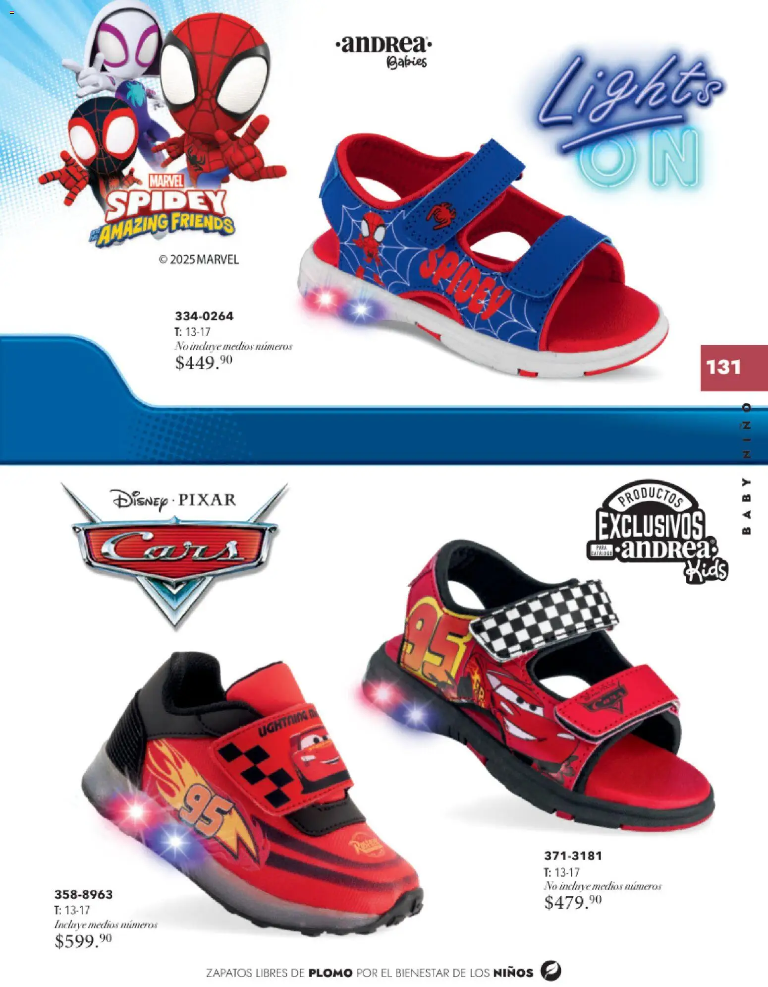 Nuevas ofertas de Andrea válidas en toda la República Mexicana desde el 26.11.2025. ¡Encuentra las mejores ofertas en Andrea catálogo Infantil Baby otoño 2025! | Página: 43 | Productos: Zapatos