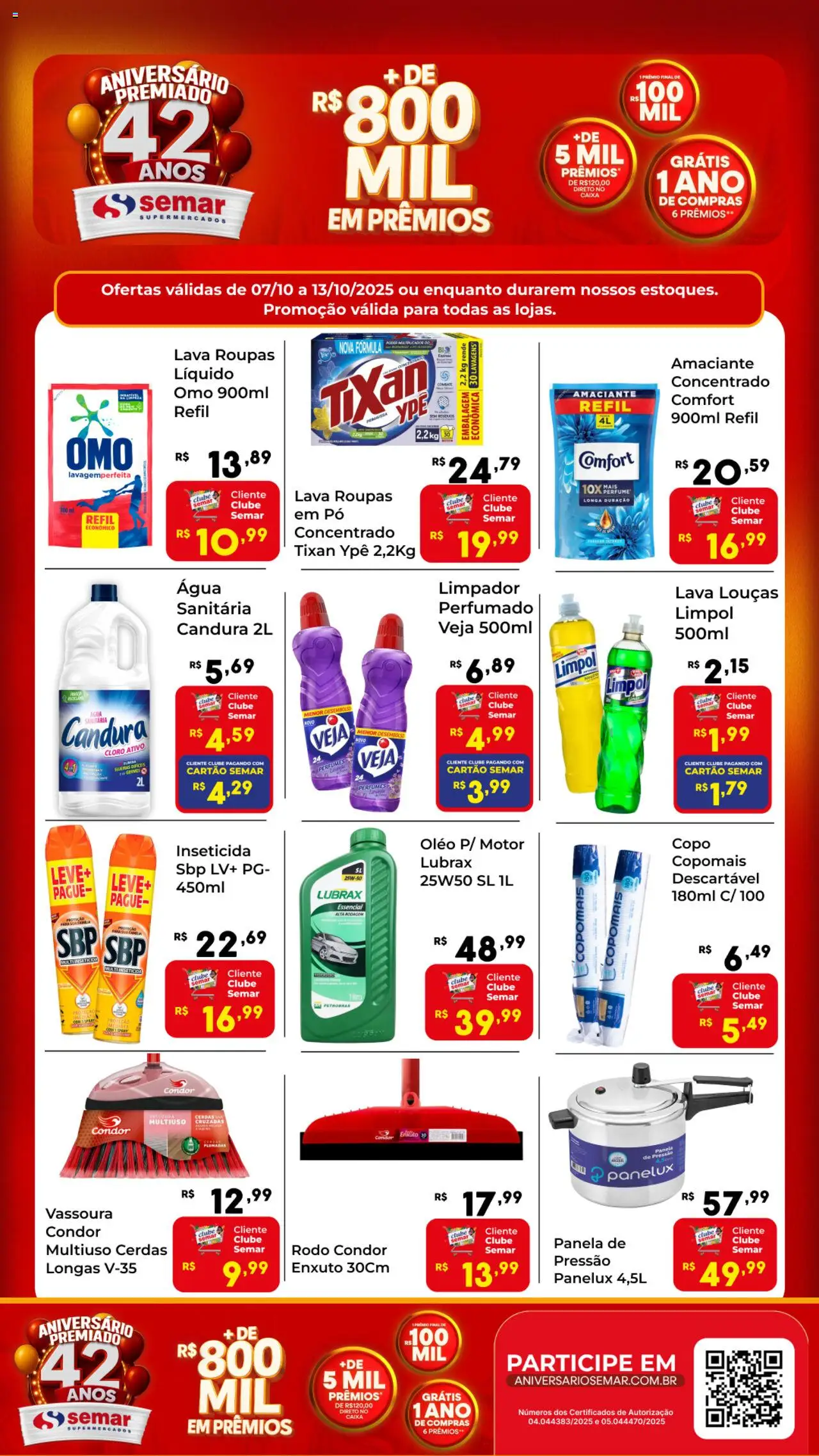Semar Supermercado Folheto - válido de 07.10.2025 | Página: 4 | Produtos: Perfume, Pó, Panela, Óleo