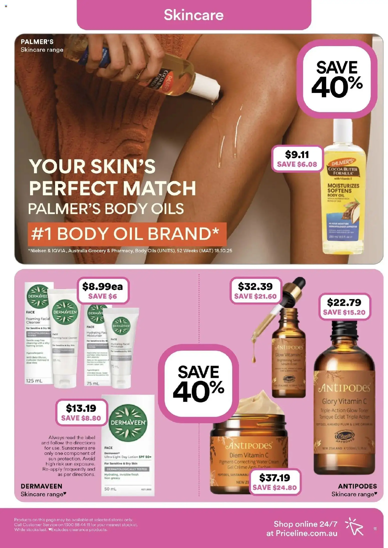 Priceline Pharmacy catalogue - valid from 18.02.2026 | Page: 11 | Products: Butter, Lotion, Sustainable, Toner