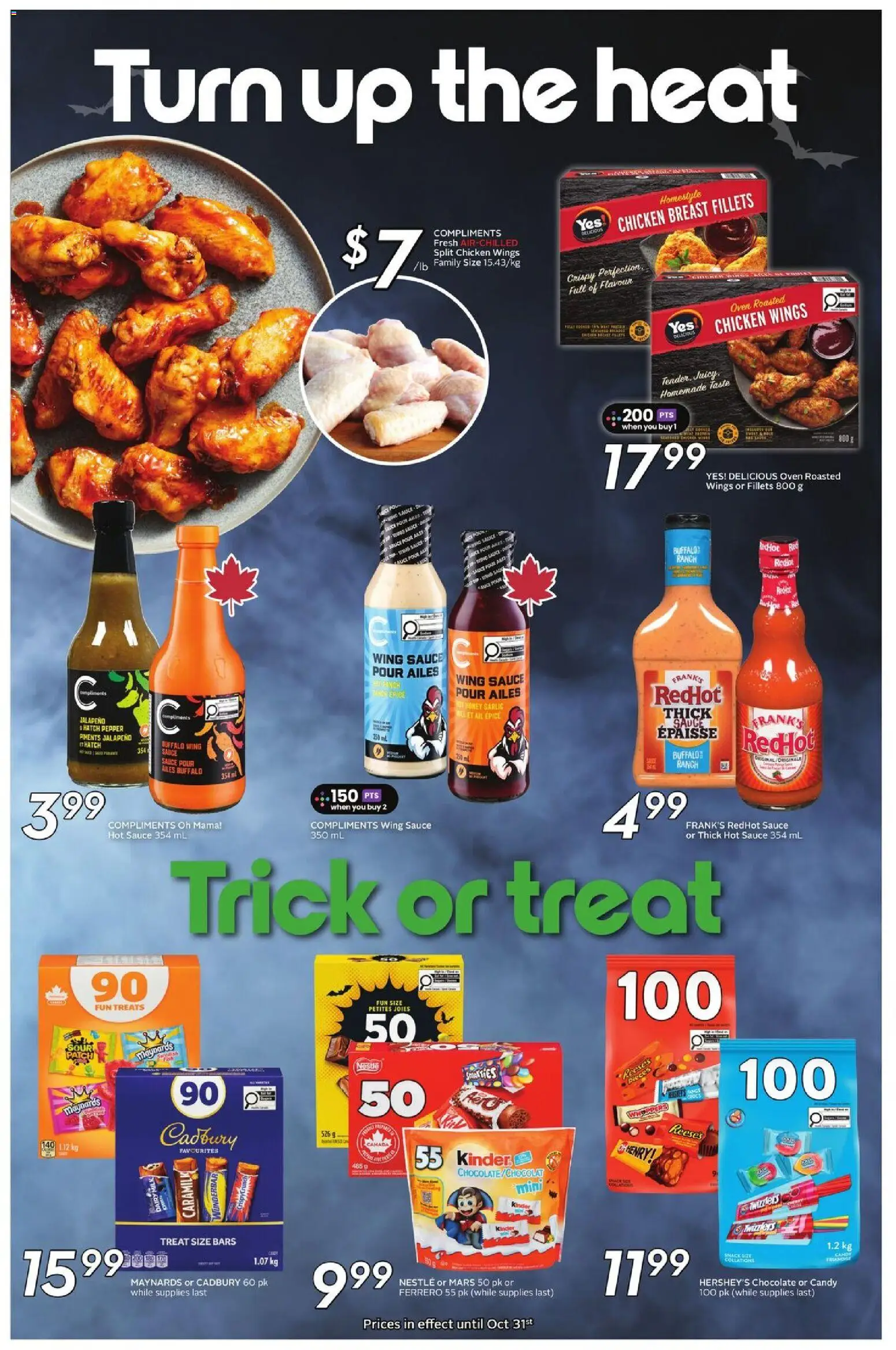 Sobeys flyer valid from 30.10.2025 | Page: 16 | Products: Oven, Chocolate, Wine, Chicken