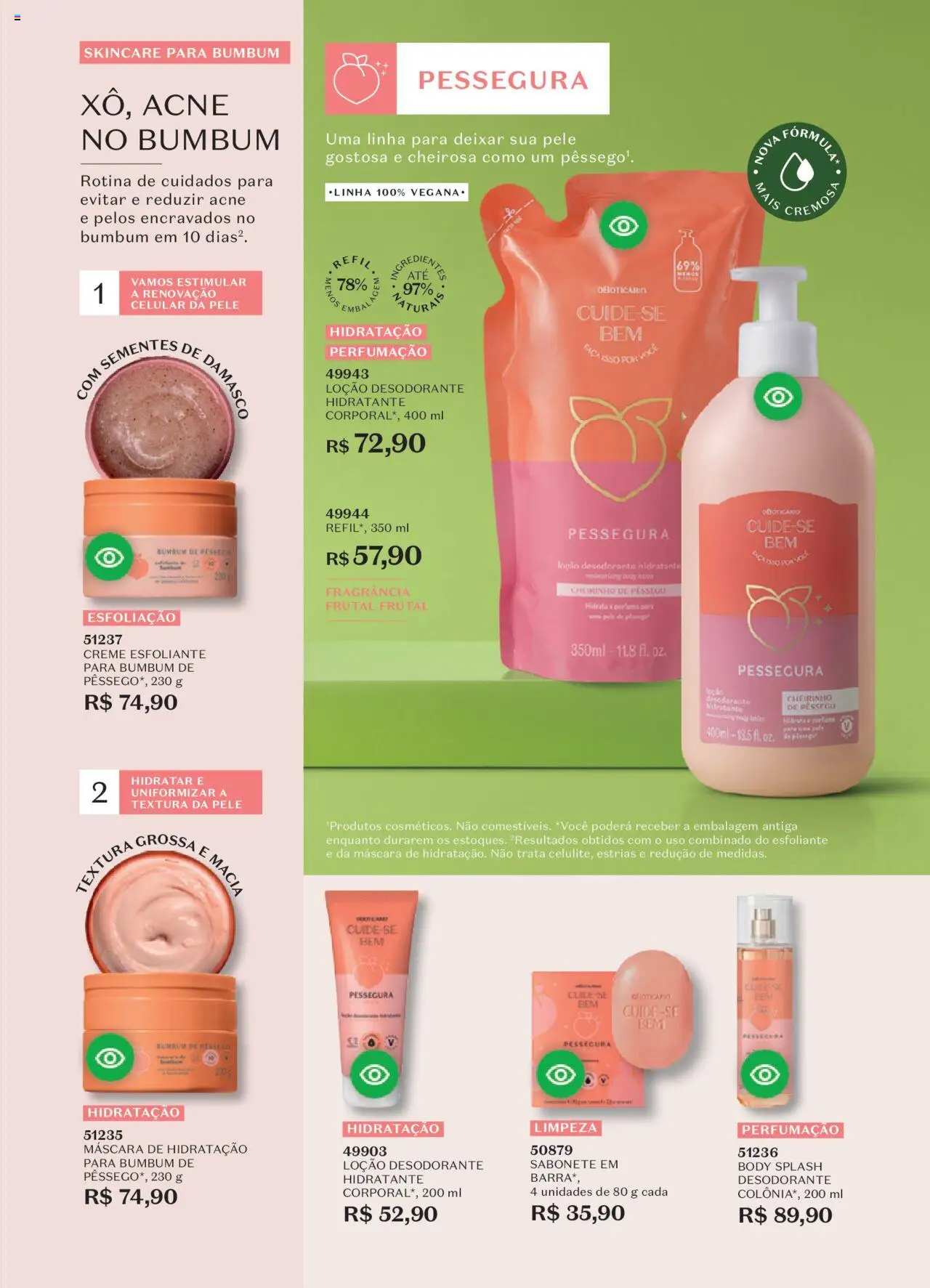 O Boticário Folheto - válido de 11.08.2025 | Página: 31 | Produtos: Damasco, Celular, Fragrância, Creme