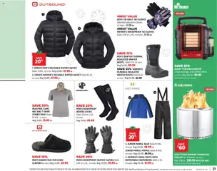 Preview of Canadian Tire - Christmas Gift Inspirations from shop Canadian Tire valid from 27.11.2025 | Page: 21 | Products: Slippers, Stove, Tshirt, Jacket