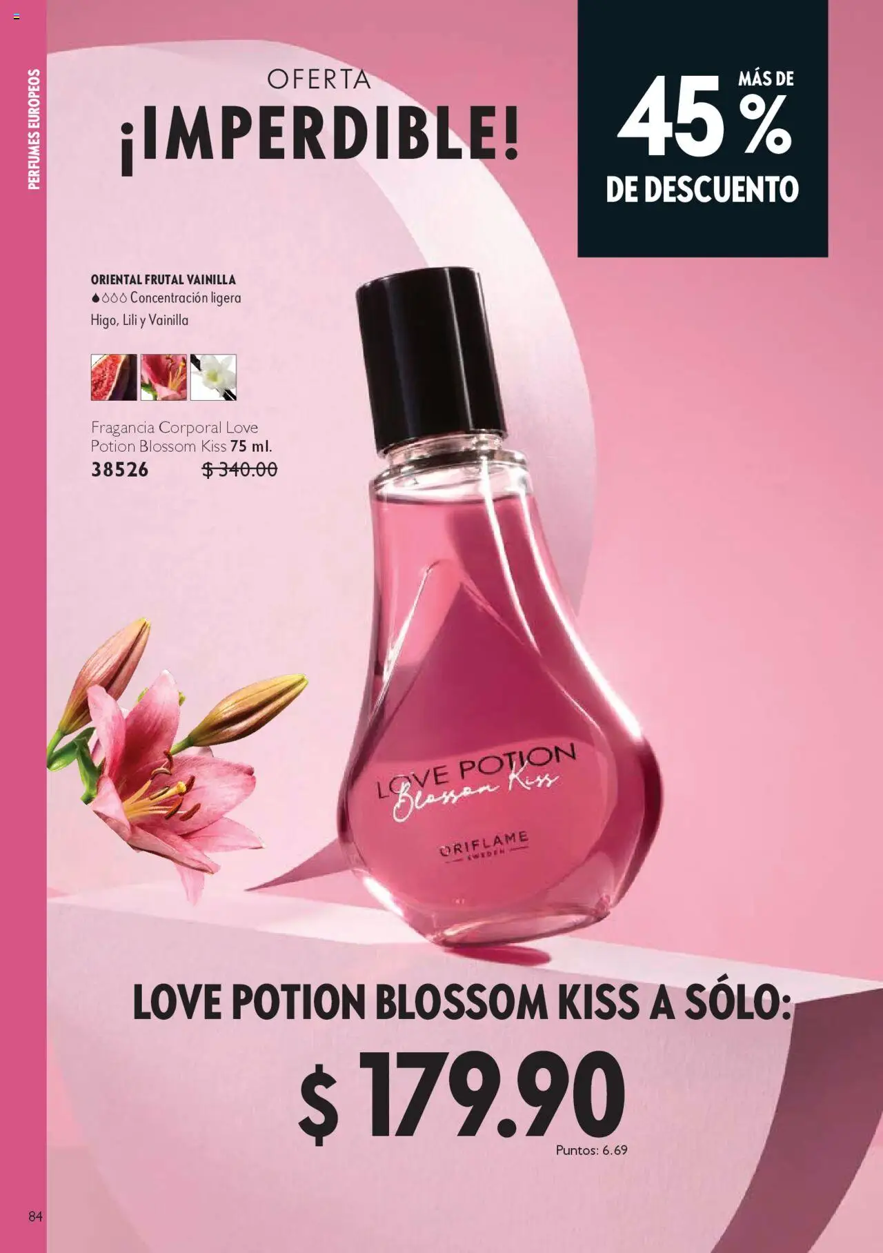 Nuevas ofertas de Oriflame válidas en toda la República Mexicana desde el 04.10.2025. ¡Encuentra las mejores ofertas en Oriflame - Campaña 14 2025! | Página: 84 | Productos: Fragancia