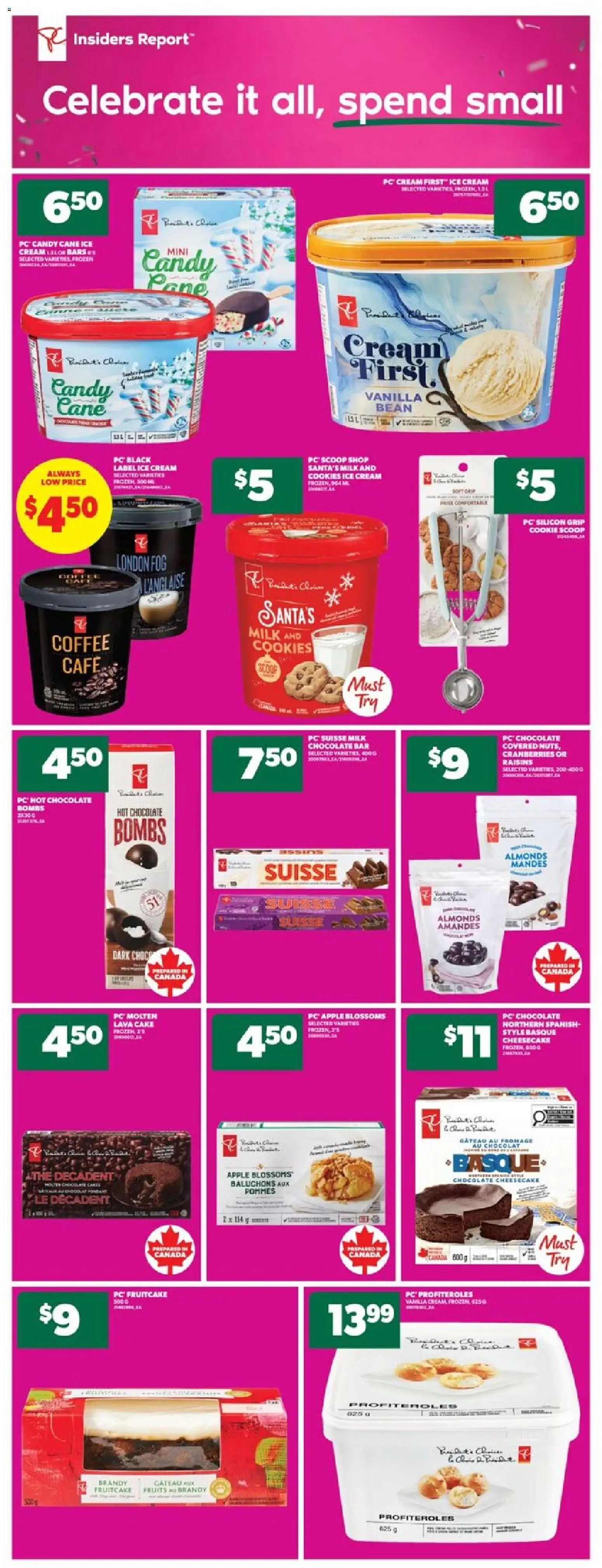 Real Canadian Superstore flyer valid from 04.12.2025 | Page: 11 | Products: PC, Milk, Coffee, Chocolate