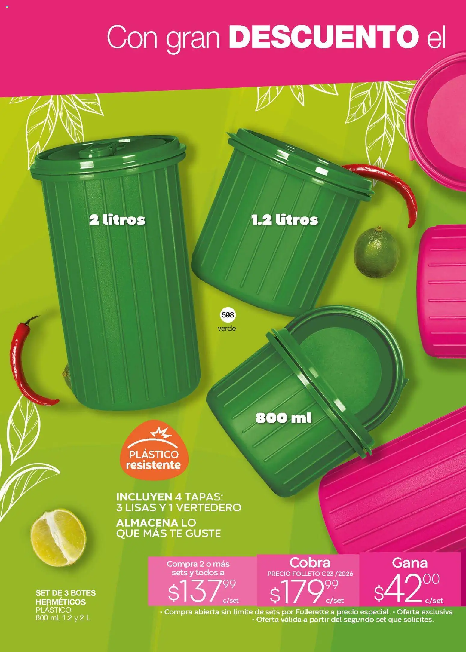 Nuevas ofertas de Fuller válidas en toda la República Mexicana desde el 18.02.2026. ¡Encuentra las mejores ofertas en Fuller Revista Gana Más C23! | Página: 30