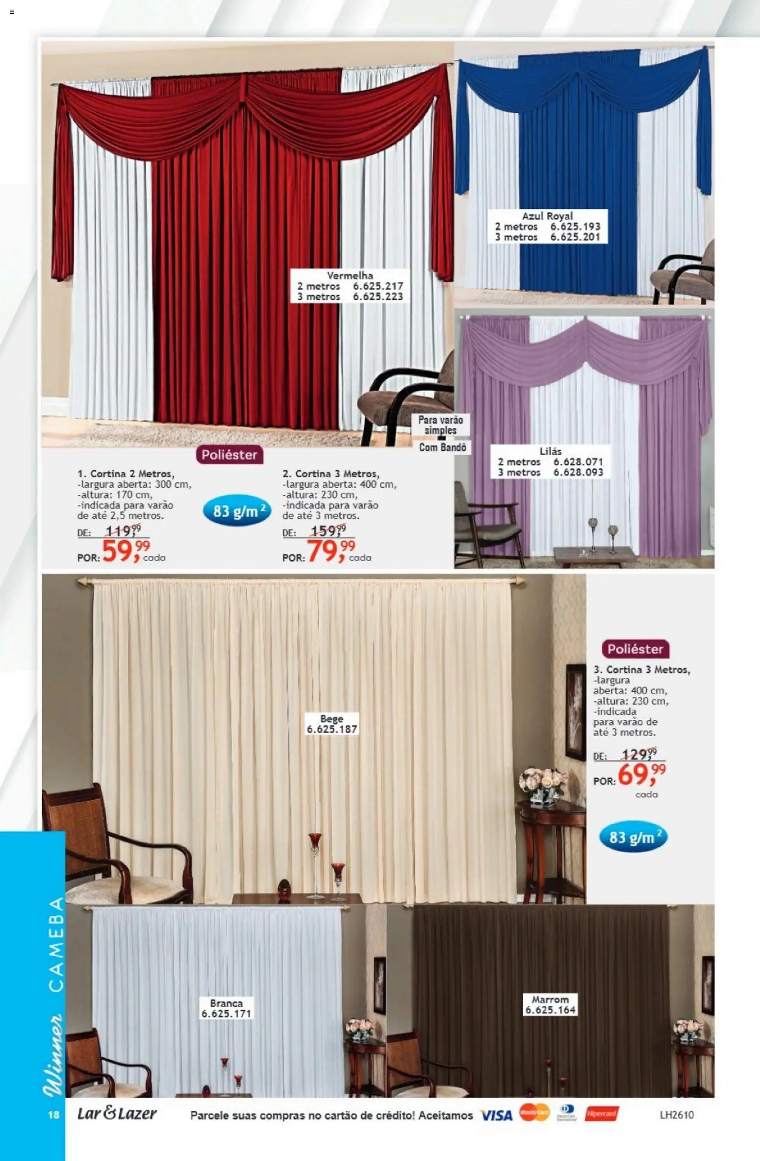 Quatro Estações Folheto - válido de 01.01.2026 | Página: 18 | Produtos: Cortina