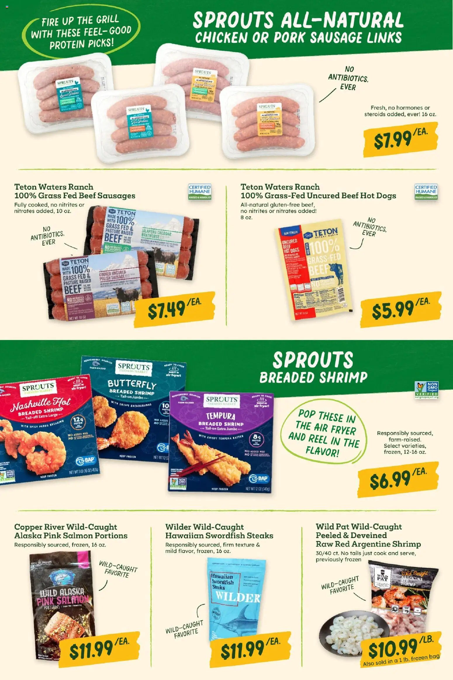 Sprouts Monthly Ad - valid from 29.04.2026 | Page: 29 | Products: Fryer, Pork, Sausage, Grill