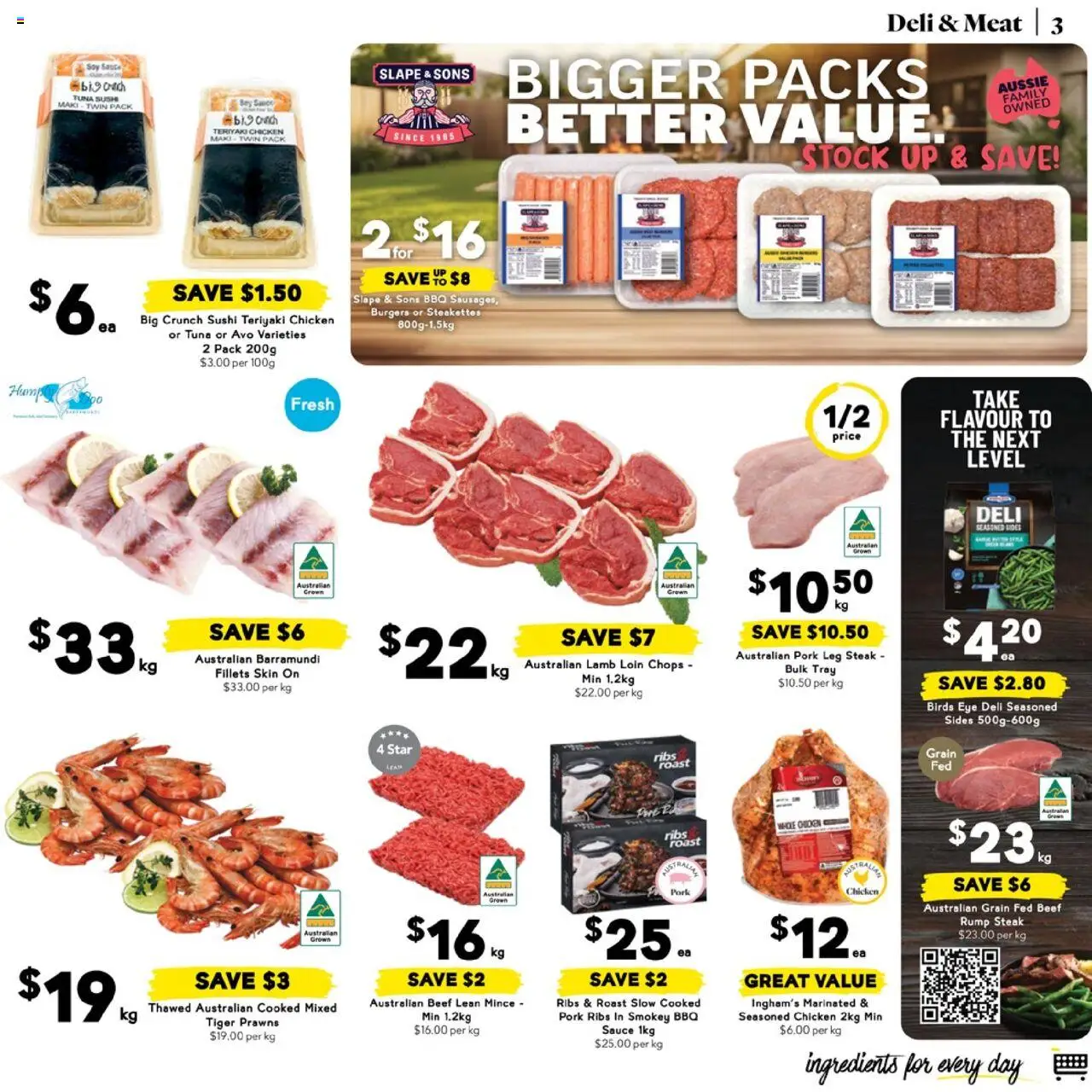 Drakes catalogue - valid from 04.06.2025 | Page: 3 | Products: Pork, Lamb, Sauce, Tuna