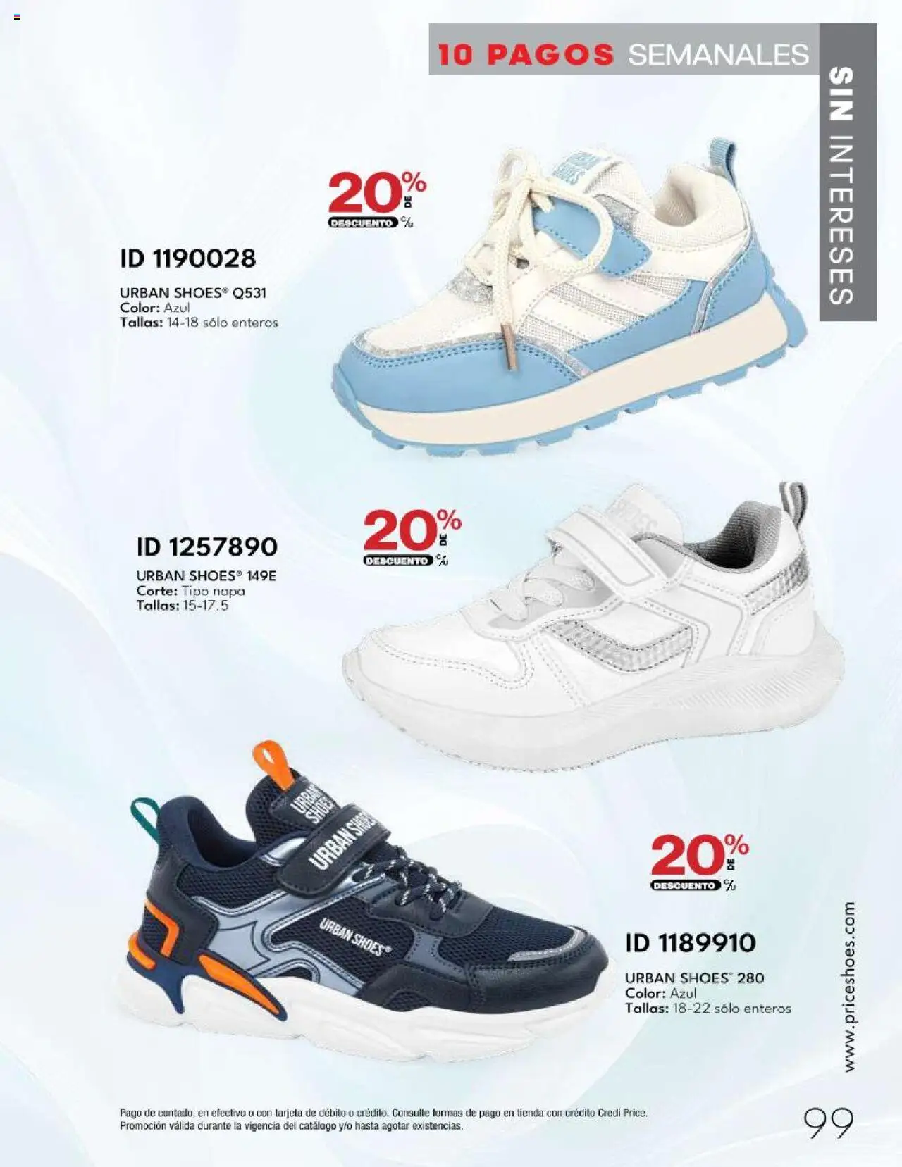 Nuevas ofertas de Price Shoes válidas en toda la República Mexicana desde el 14.10.2025. ¡Encuentra las mejores ofertas en Price Shoes - Catálogo - 10 Pagos sin Intereses! | Página: 99