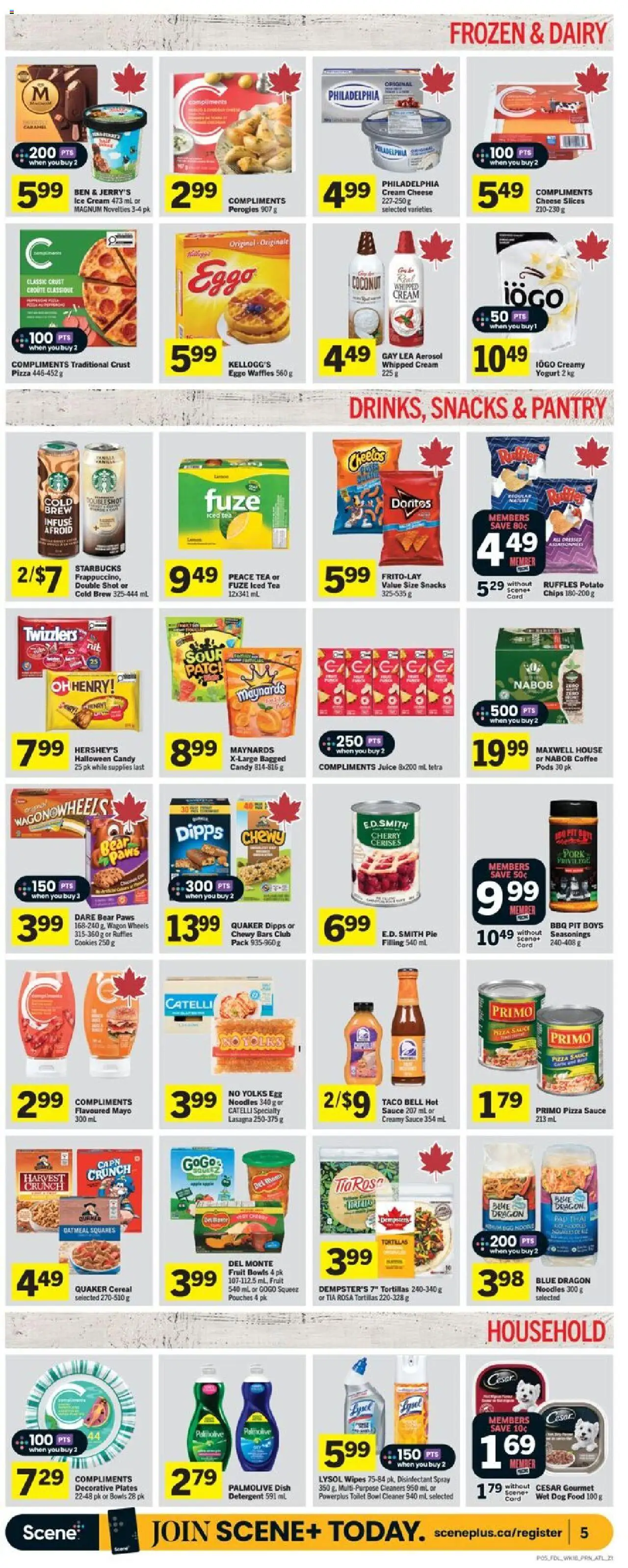 Foodland flyer valid from 28.08.2025 | Page: 6 | Products: Tea, Noodles, Cream, Pizza