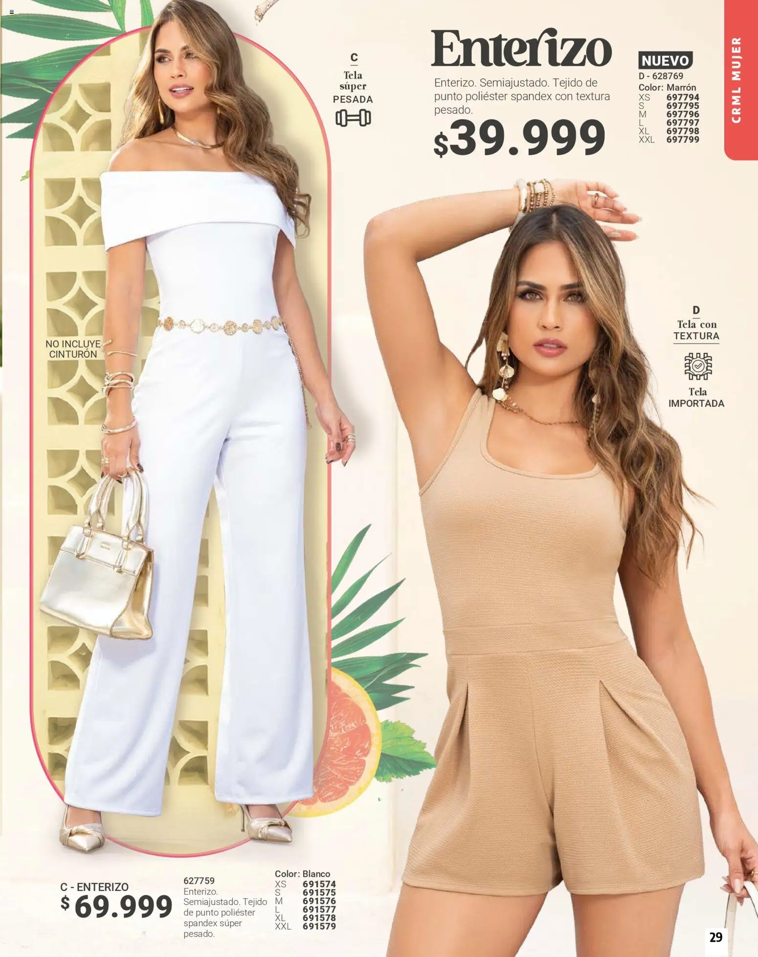 Carmel revista - valida desde el 01.02.2026 | Página: 29 | Productos: Cinturón, Enterizo