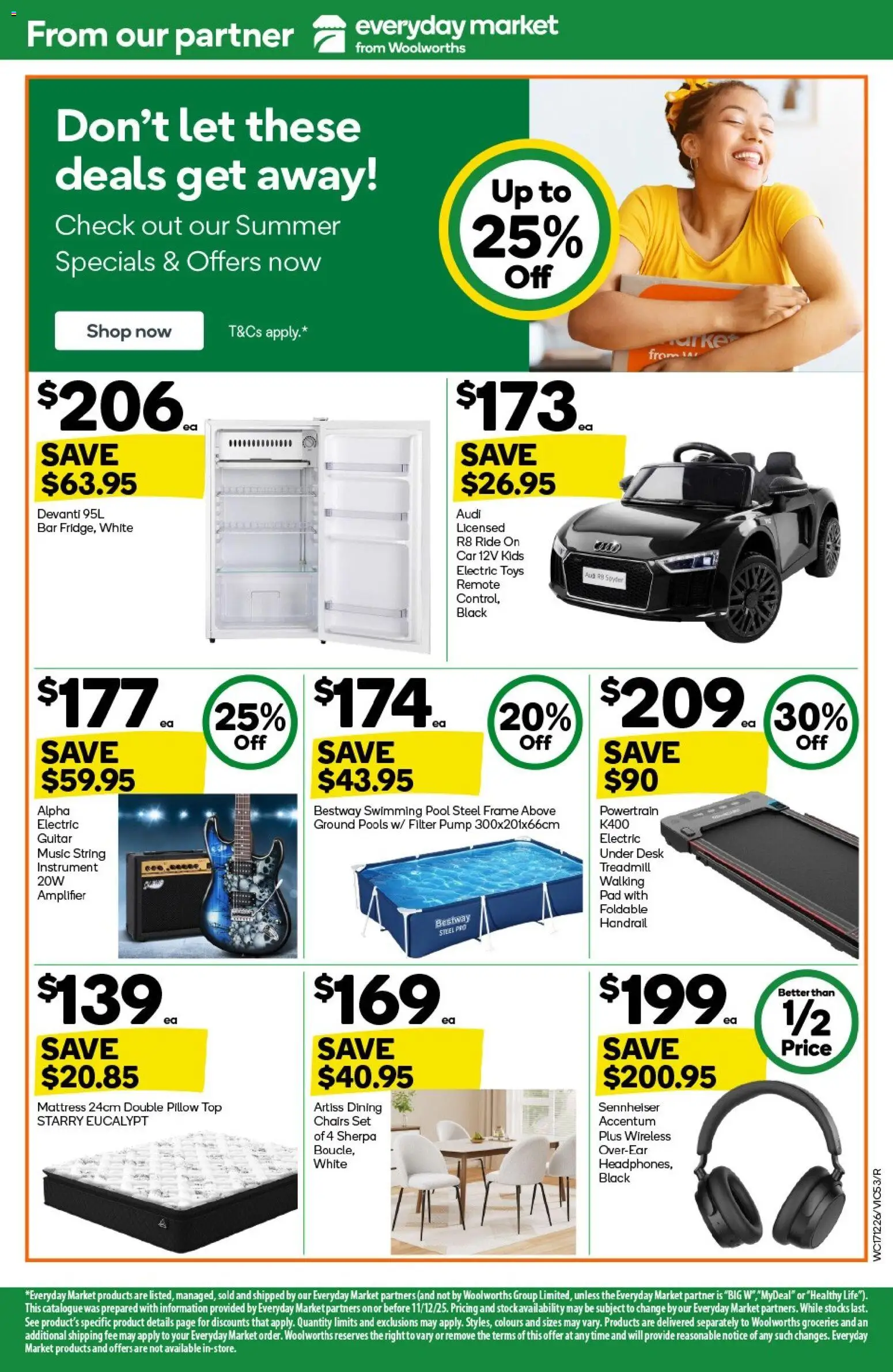 Woolworths catalogue - valid from 17.12.2025 | Page: 53 | Products: Desk, Amplifier, Mattress, Pillow