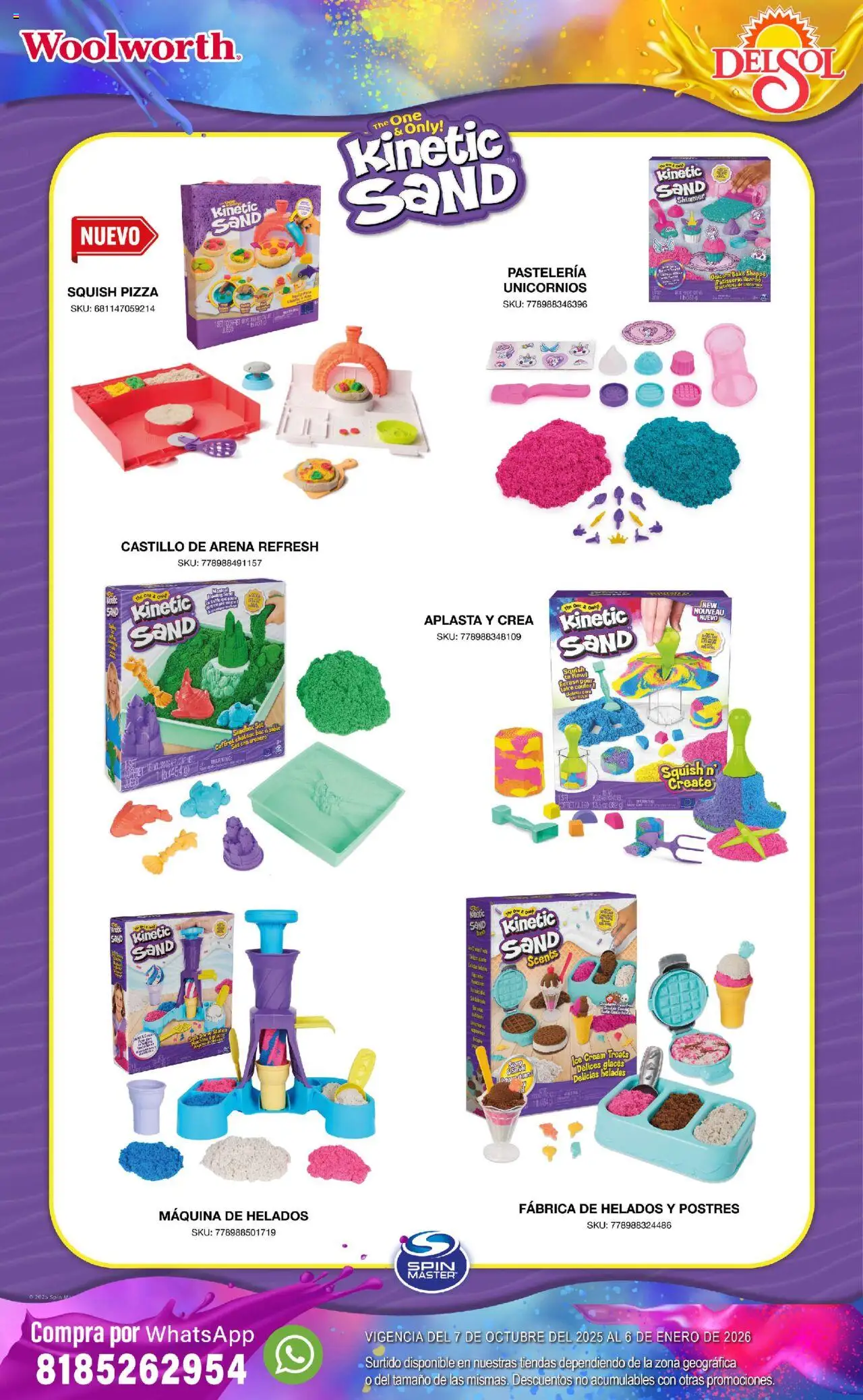 Nuevas ofertas de Del Sol y Woolworth válidas en toda la República Mexicana desde el 07.10.2025. ¡Encuentra las mejores ofertas en Del Sol y Woolworth - Catálogo Castillo Del Juguete! | Página: 109 | Productos: Huevo, Pizza